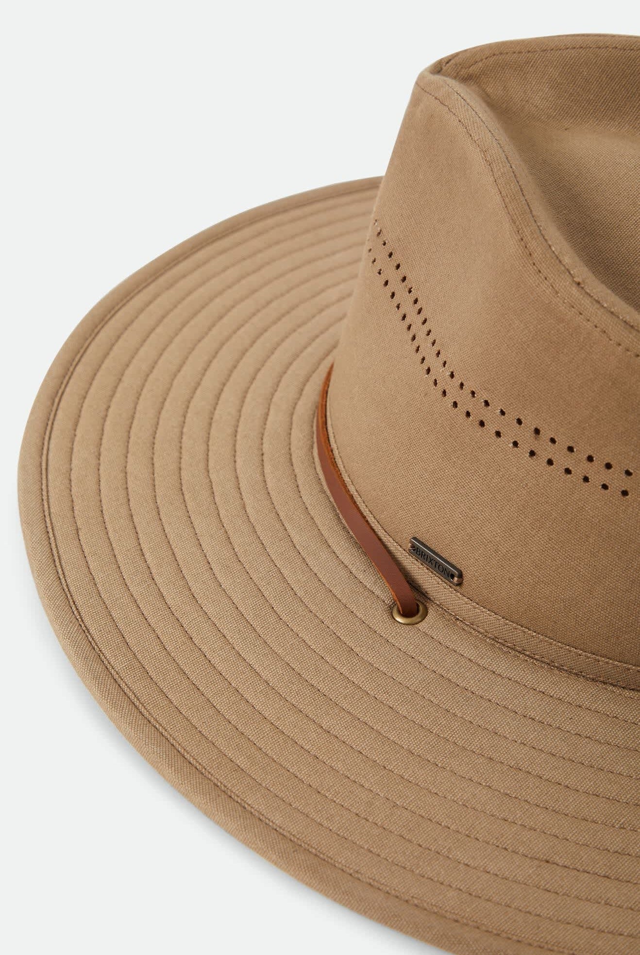 Unisex Beck Journey Canvas Hat in the color Khaki - Additional Laydown image