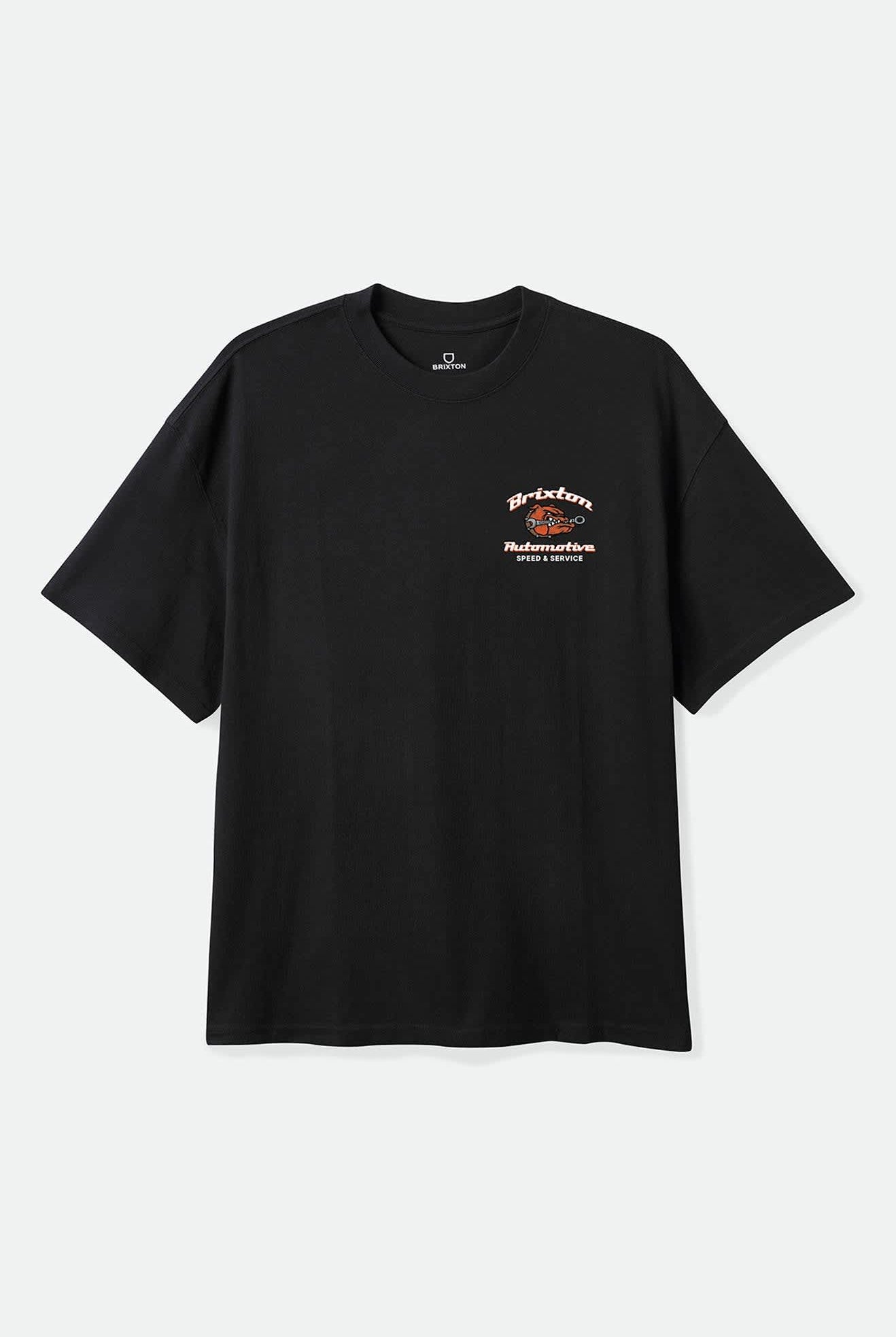 Men's Brewster Oversized T-Shirt in the color Black - Front Product View