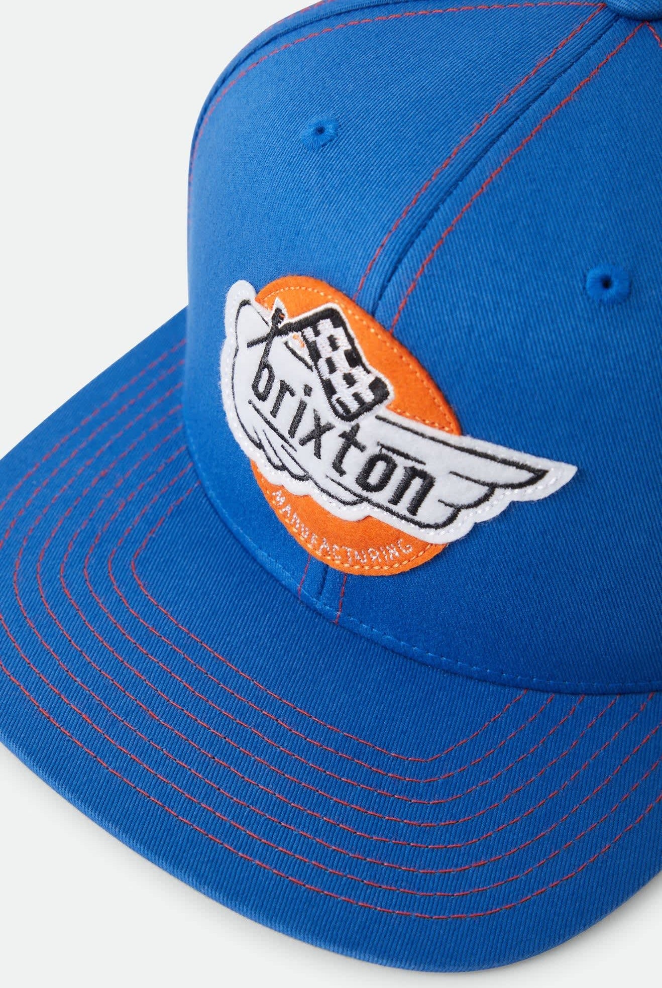Unisex Heyward Snapback in the color Electric Indigo - Additional Laydown image