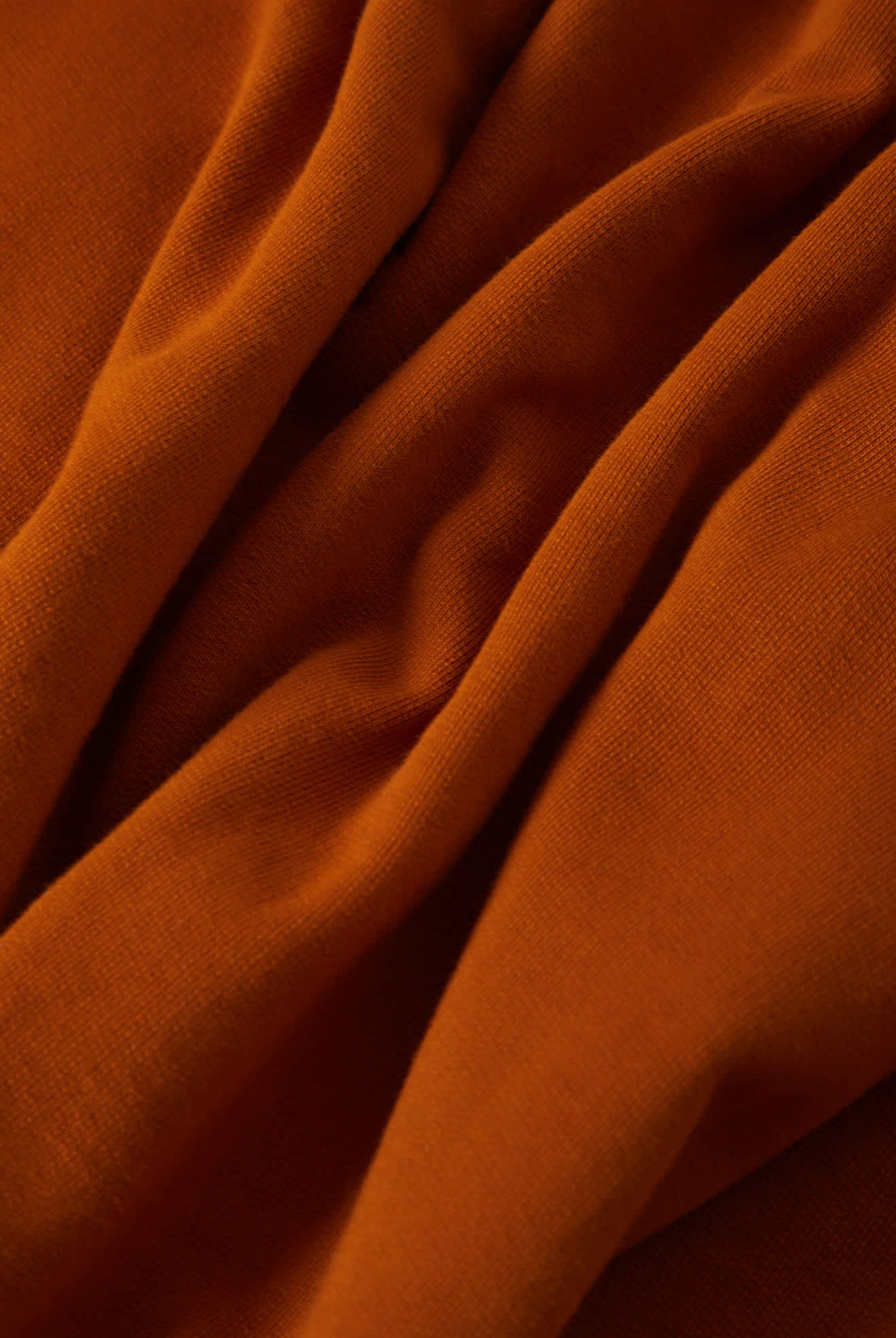 Men's Embroidered Heavyweight Crew in the color Rustic Caramel - Additional Laydown image