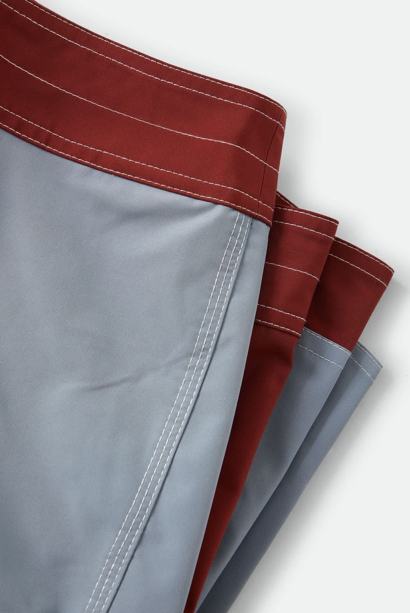Men's Classic Trunk 17" in the color Dark Brick/Dusty Blue - Additional Laydown image