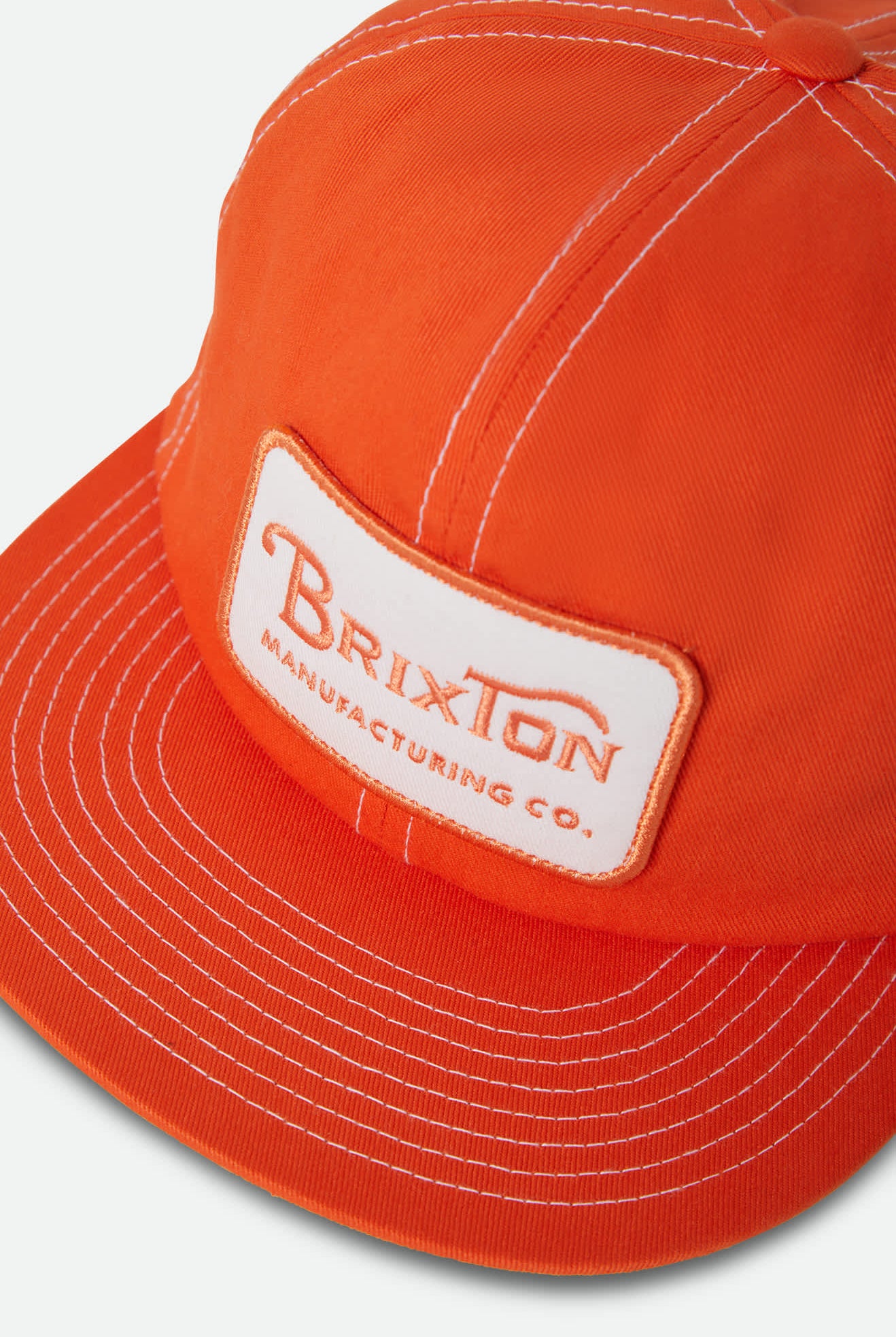 Men's Grade Snapback in the color Solar Orange - Additional Laydown image