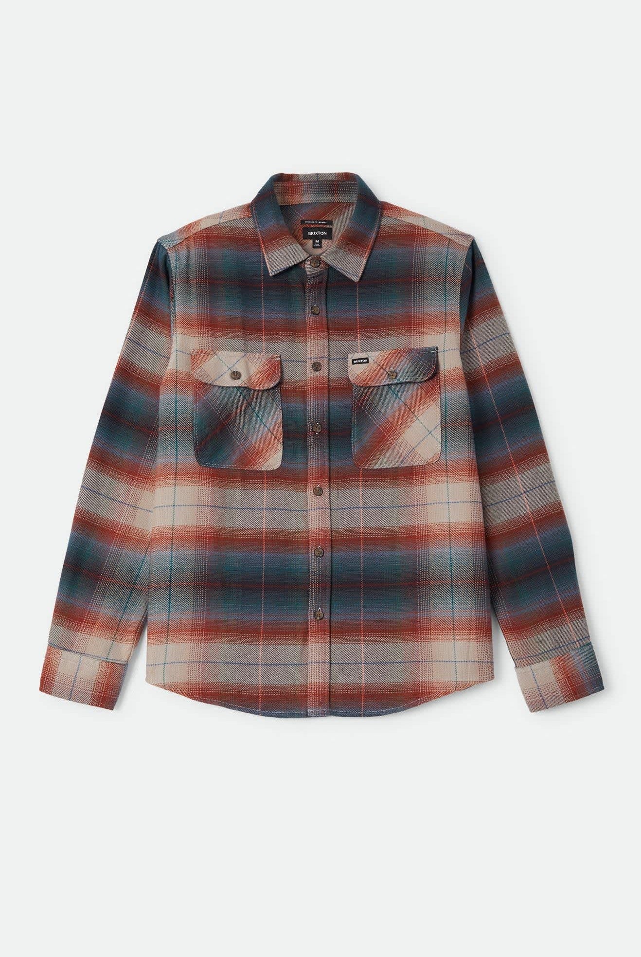 Men's Bowery Flannel in the color Multi Shadow - Front Product View