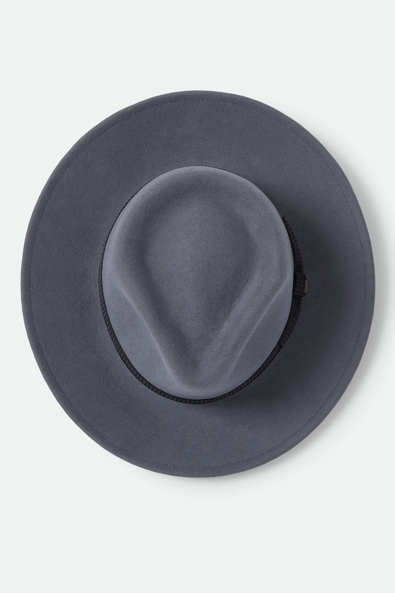 Unisex Eames Fedora in the color Future Grey/Black - Additional Laydown image