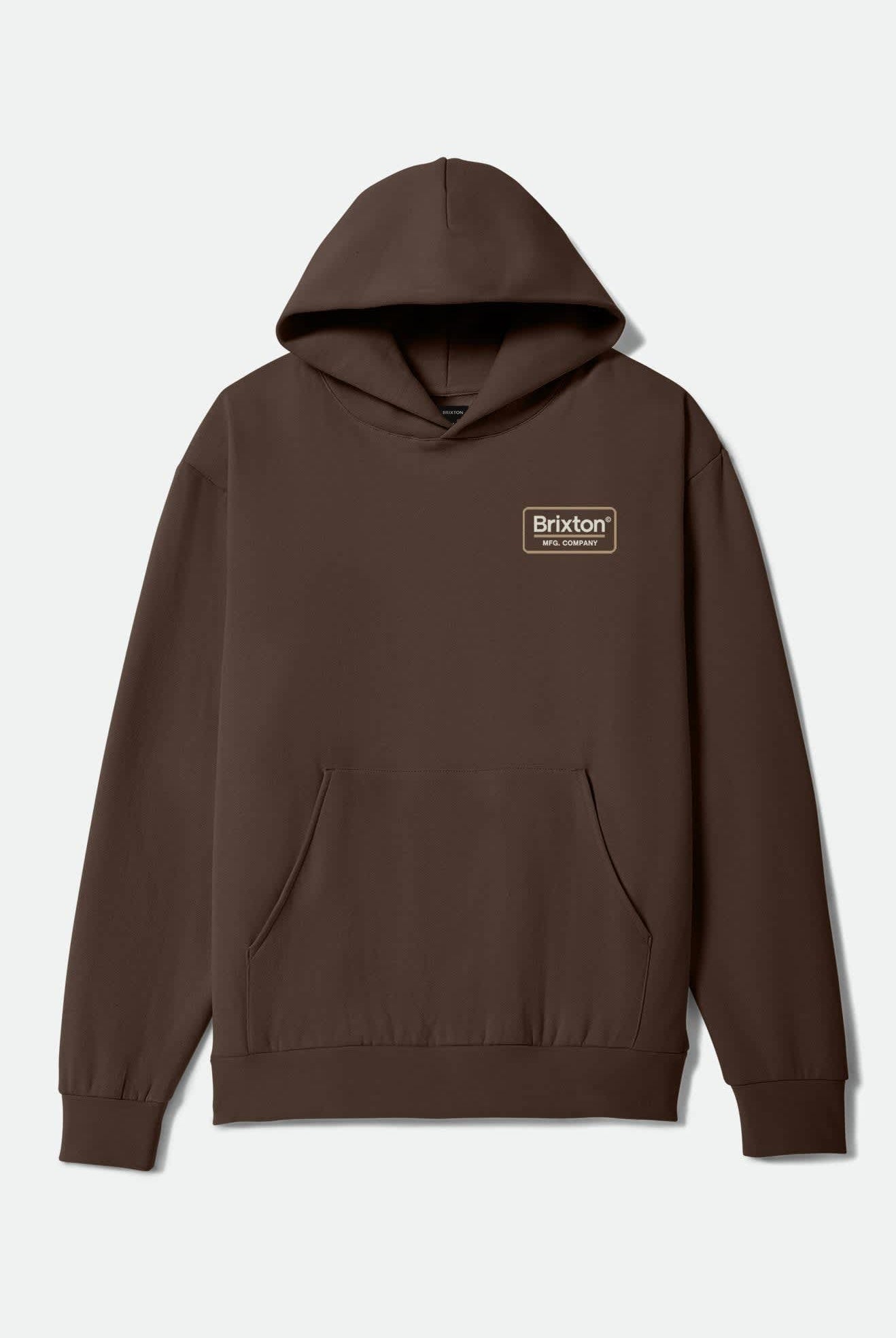 Men's Palmer Hoodie in the color Brown/Off White/Sand - Front Product View