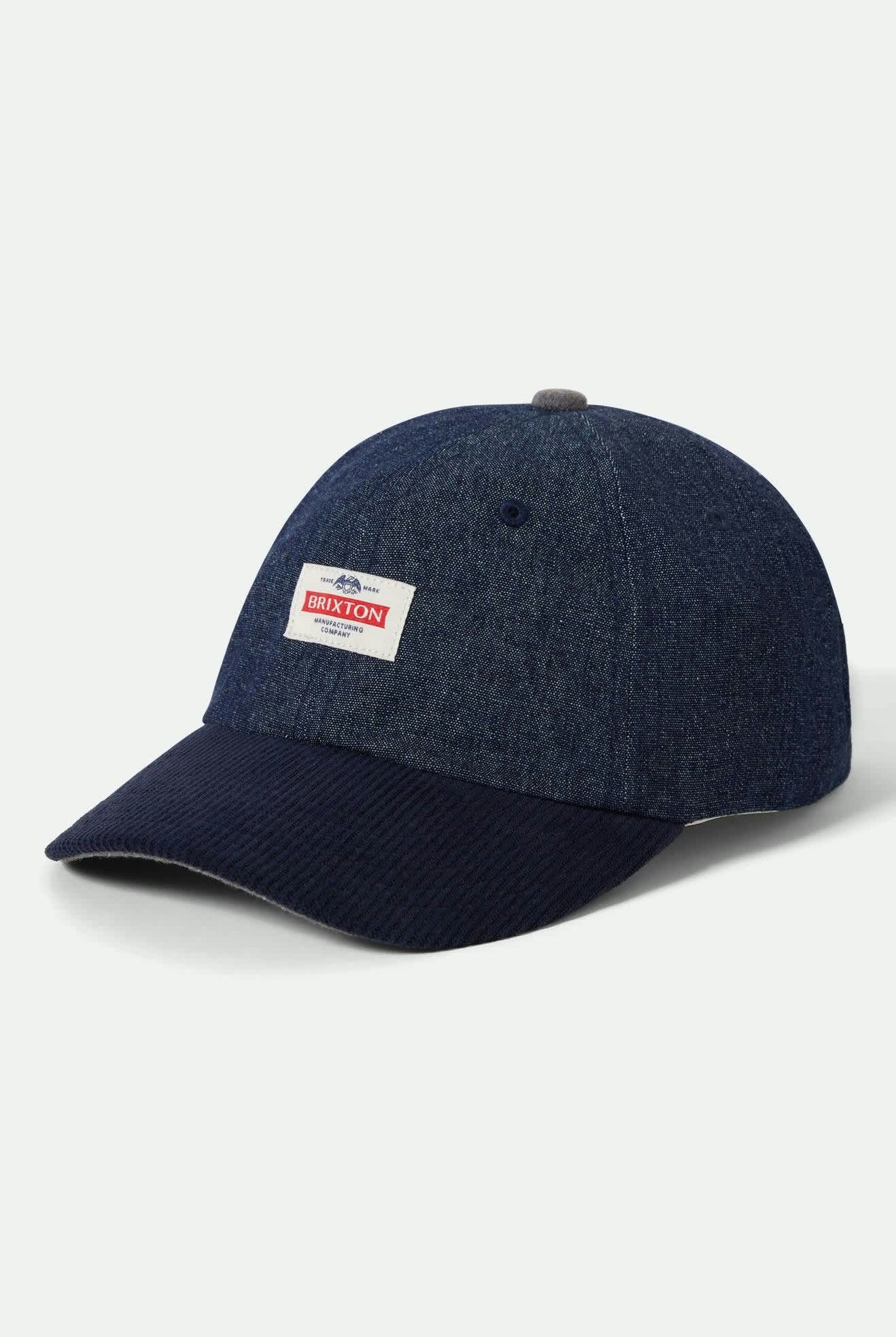 Unisex Altered Threads Adjustable Hat in the color Medium Wash Denim - Front Product View