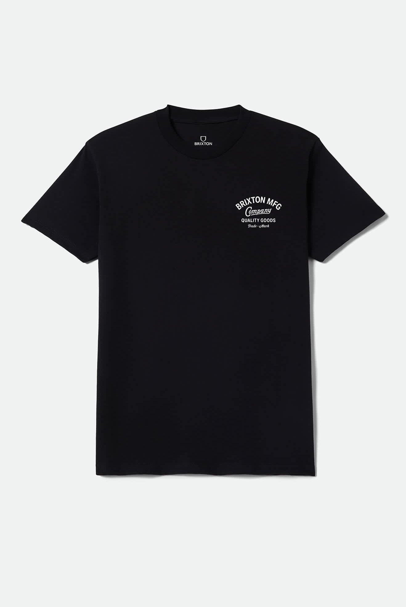 Men's Straton Standard T-Shirt in the color Black - Front Product View