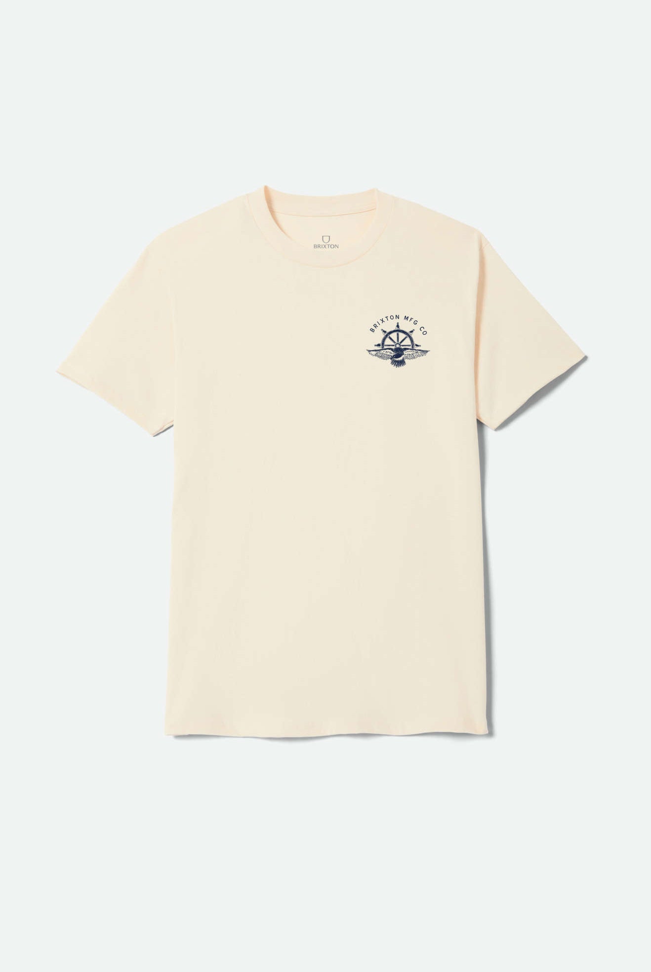 Men's Rudder T-Shirt in the color Cream - Front Product View