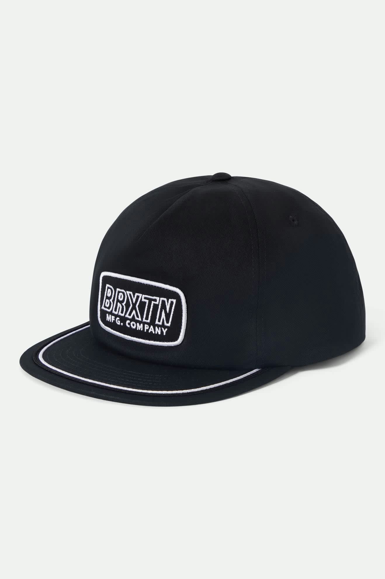 Unisex Telford Snapback in the color Black - Front Product View