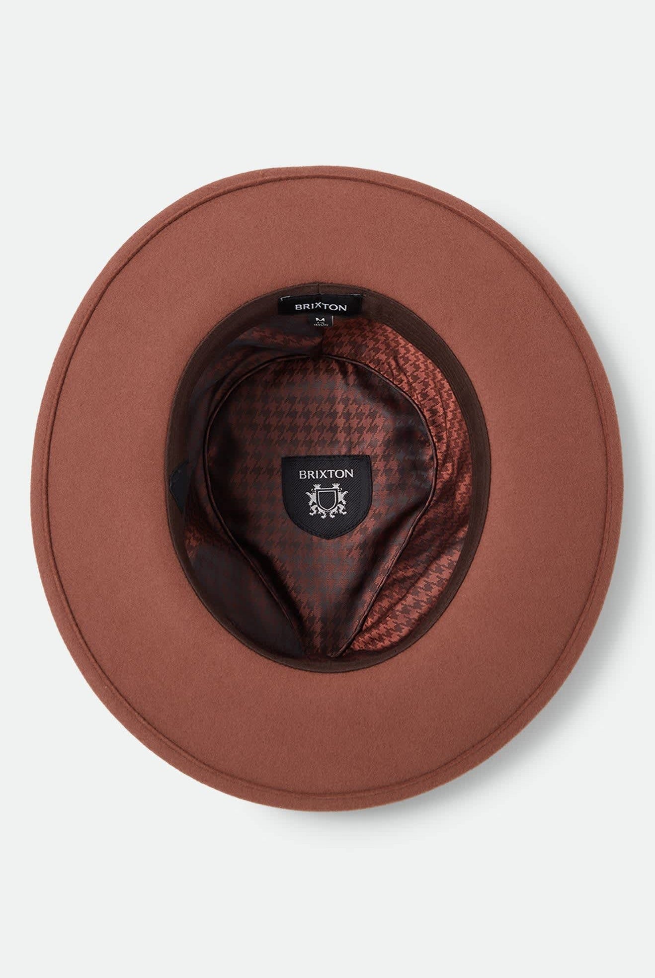 Unisex Eames Fedora in the color Teak/Caramel - Additional Laydown image