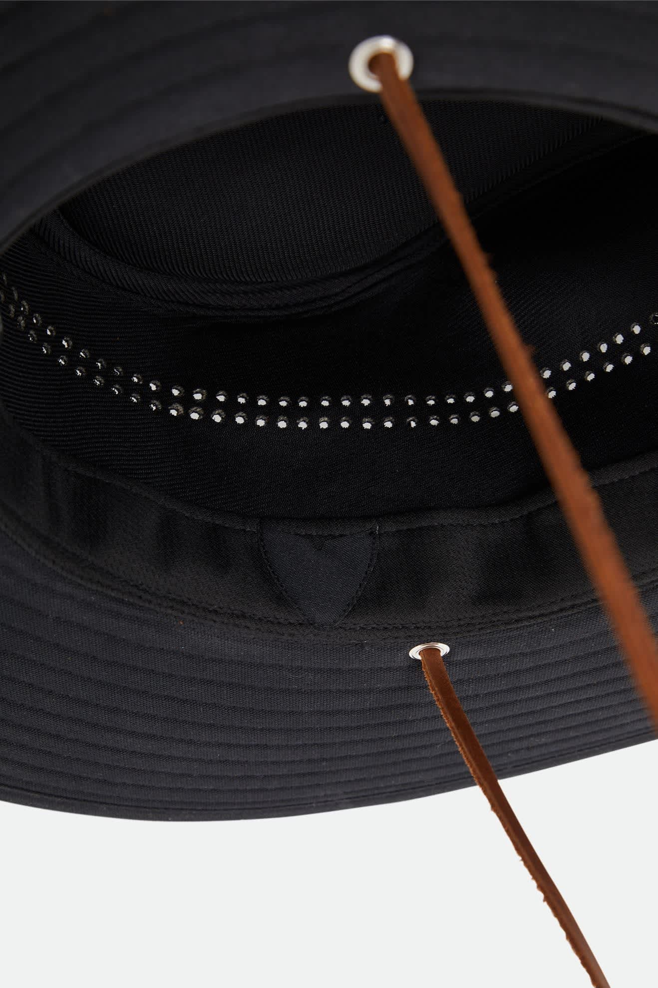 Unisex Beck Journey Canvas Hat in the color Black - Additional Laydown image