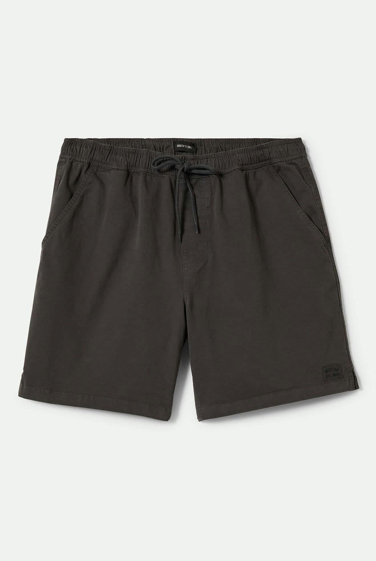 Men's Everyday Vintage Wash Short in the color Washed Black - Front Product View