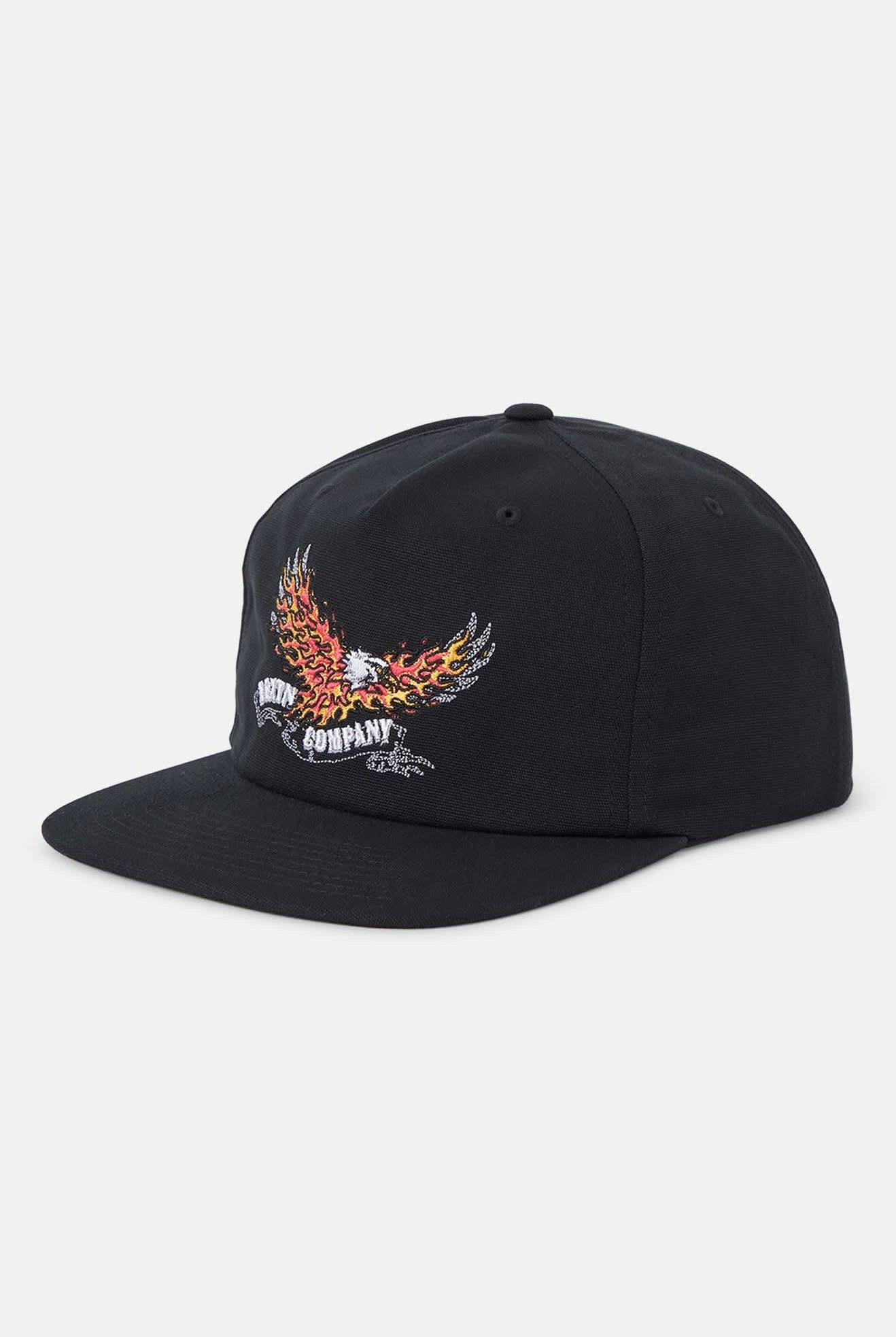 Men's Blazing Snapback in the color Black - Front Product View