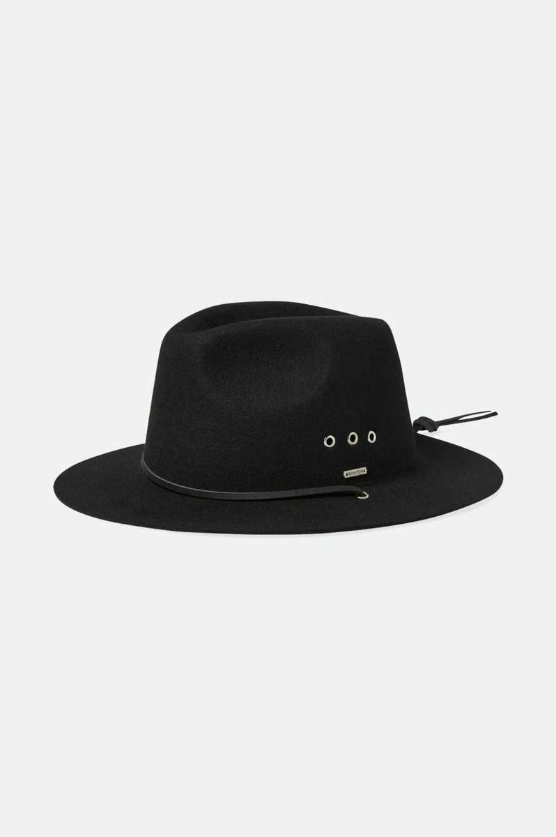 BRIXTON Limited Fedora NWOT Unisex Gain Fedora in Black – Brixton main image 3