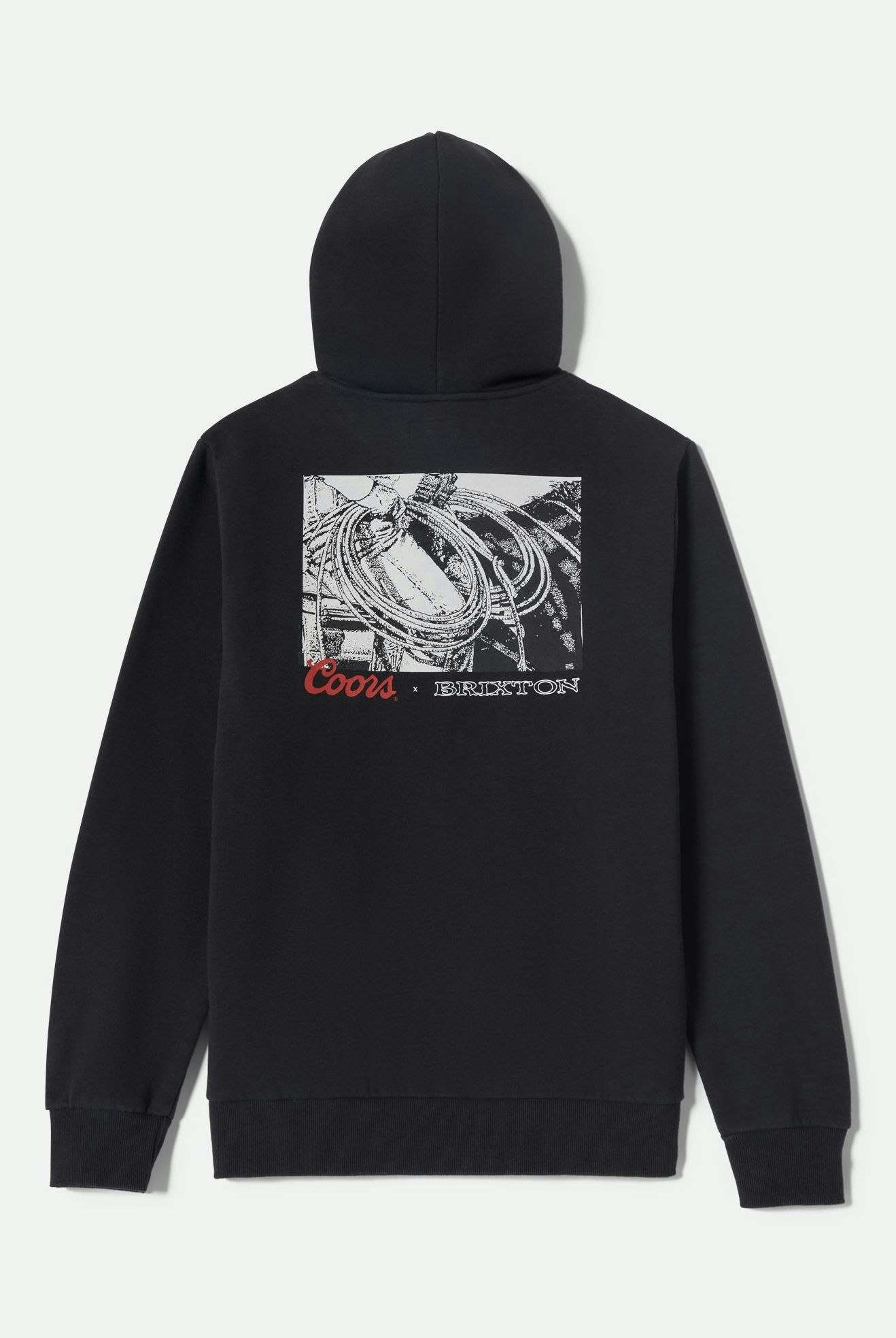 Back Laydown Image for Coors Range Hoodie - Black