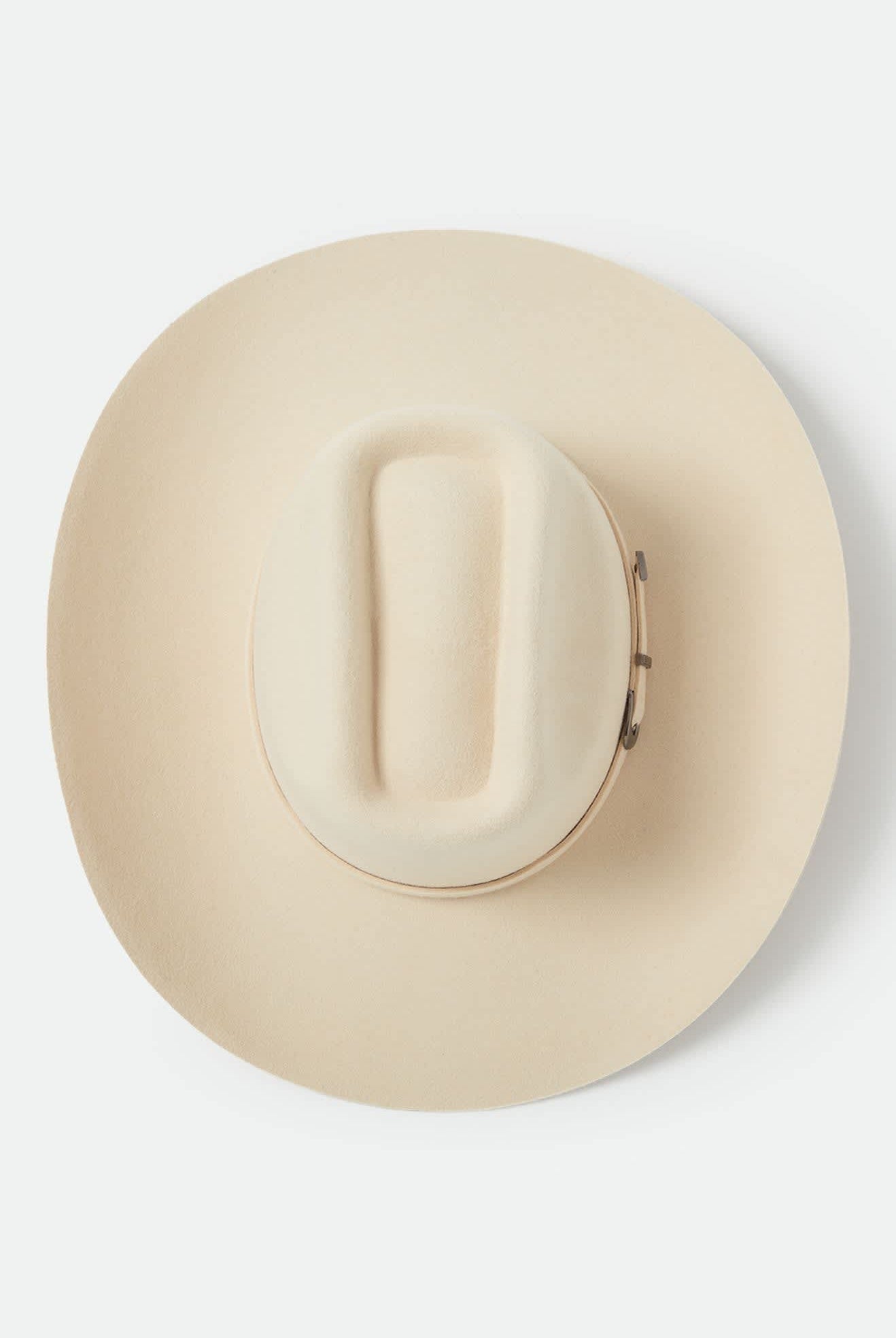 Unisex Prescott Brick Top Cowboy Hat in the color Wax Paper - Additional Laydown image