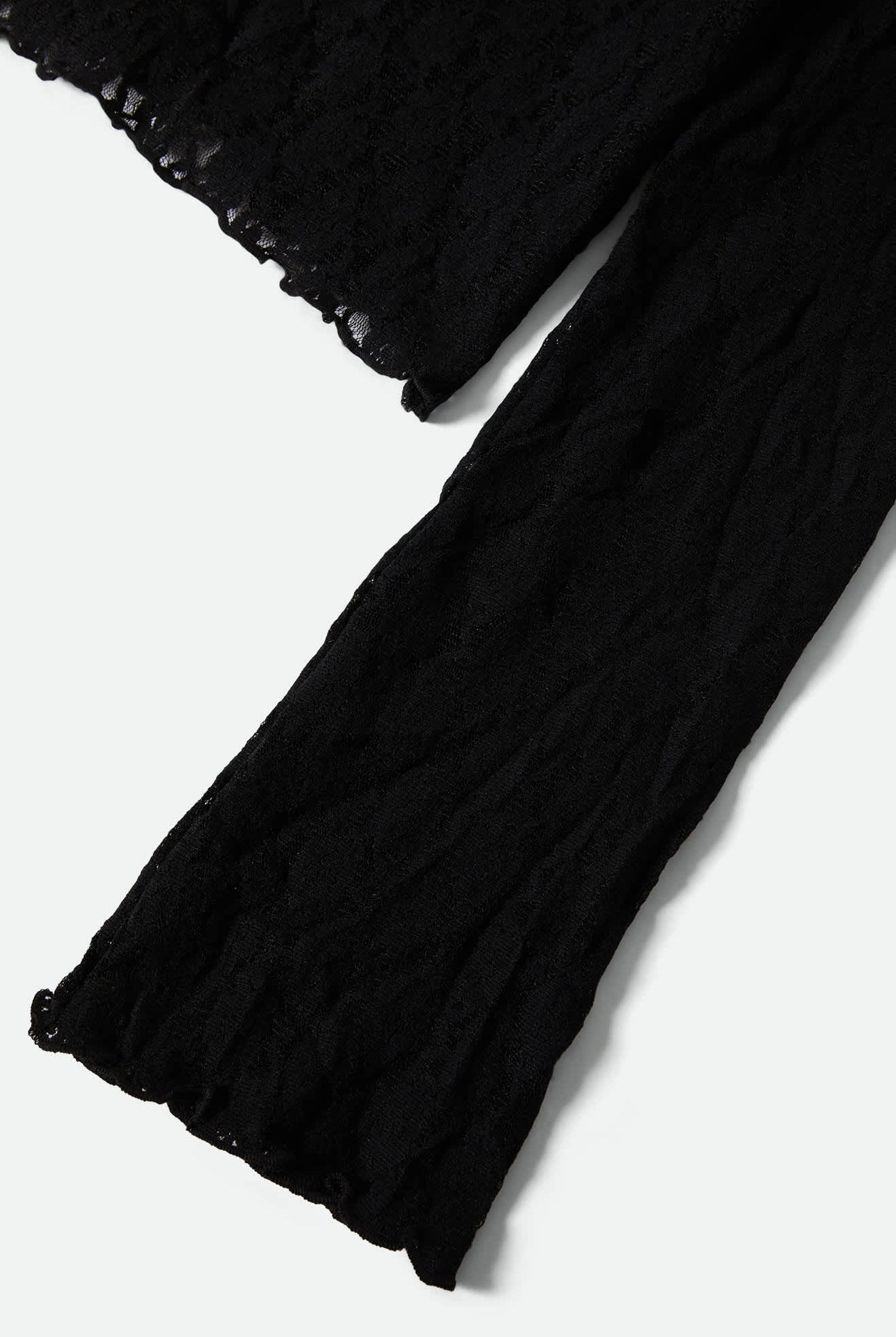 Women's Dolly Slim L/S Knit T-Shirt in the color Black - Additional Laydown image