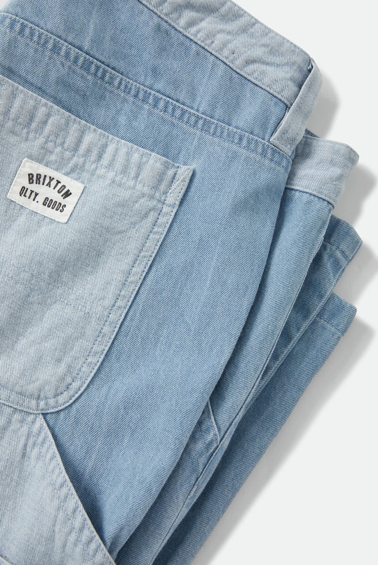 Women's Essex Patchwork Painter Pant in the color Denim Patchwork - Additional Laydown image