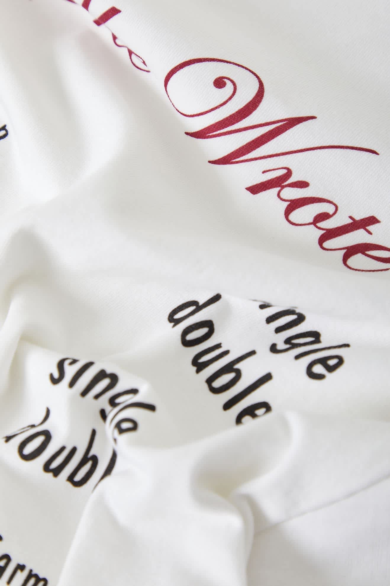 Men's Burger She Wrote Pocket T-Shirt in the color White - Additional Laydown image