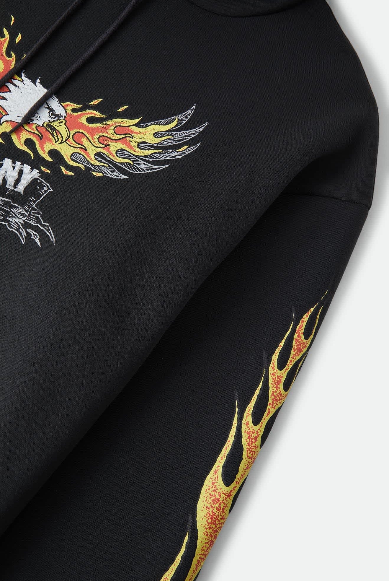 Men's Blazing Hood in the color Black - Additional Laydown image