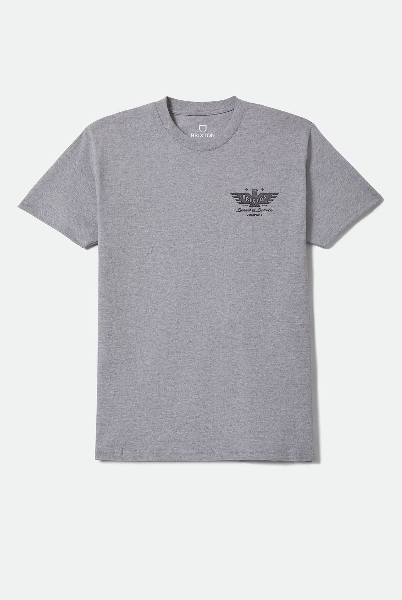 Men's Ewing Standard T-Shirt in the color Heather Grey - Front Product View