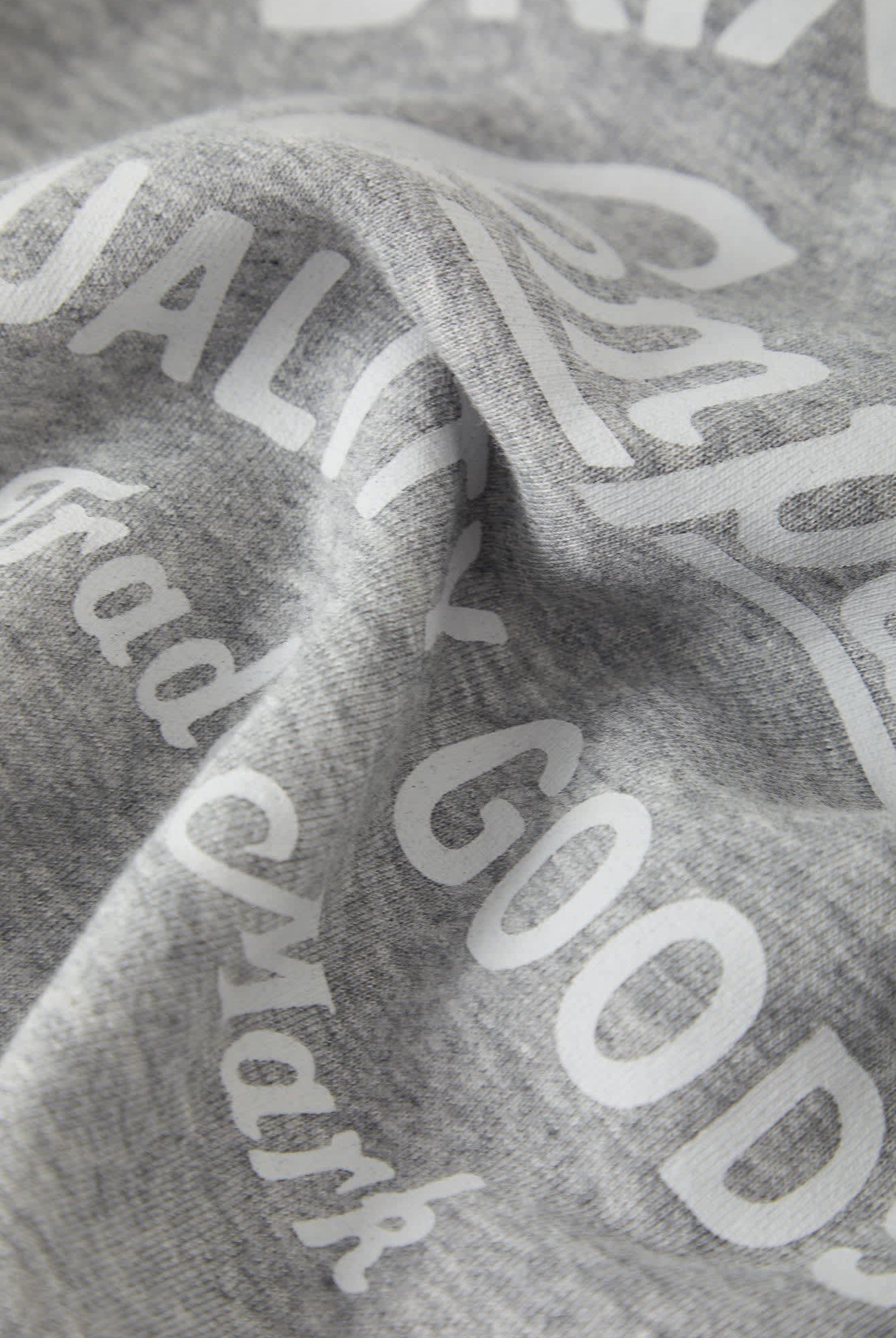Men's Straton Crew in the color Heather Grey - Additional Laydown image