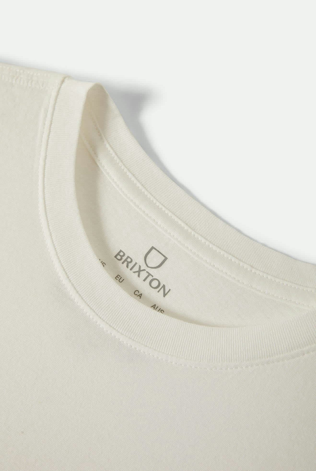 Women's Chill Out Fitted Crew T-Shirt in the color Off White - Additional Laydown image