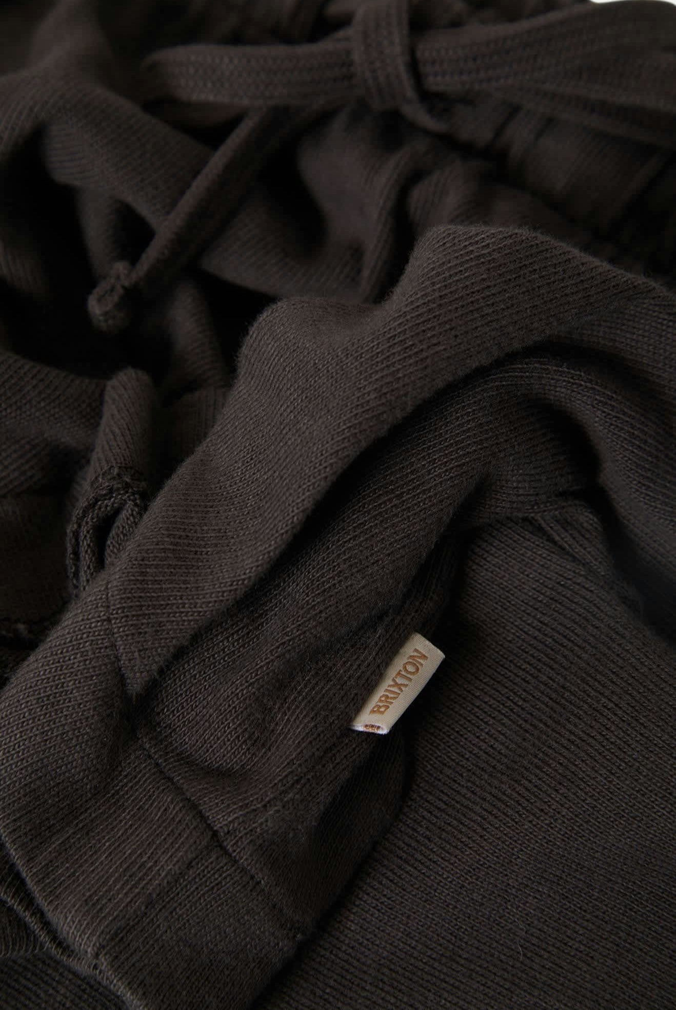 Women's Carefree Organic Garment Dye Lounge Skirt in the color Black - Additional Laydown image