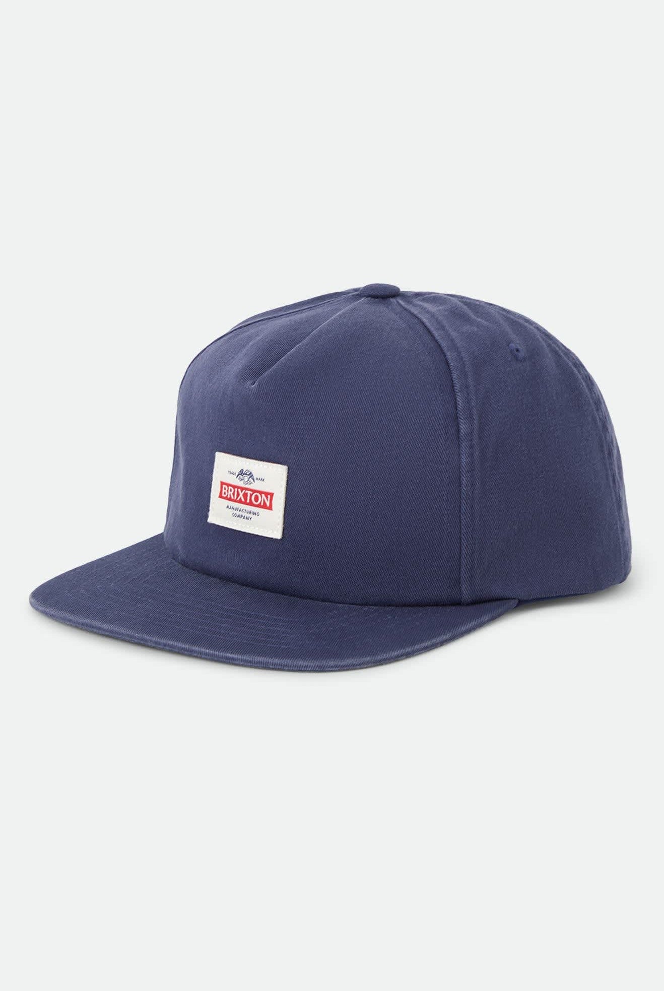 Unisex Trademark Adjustable Hat in the color Washed Navy - Front Product View