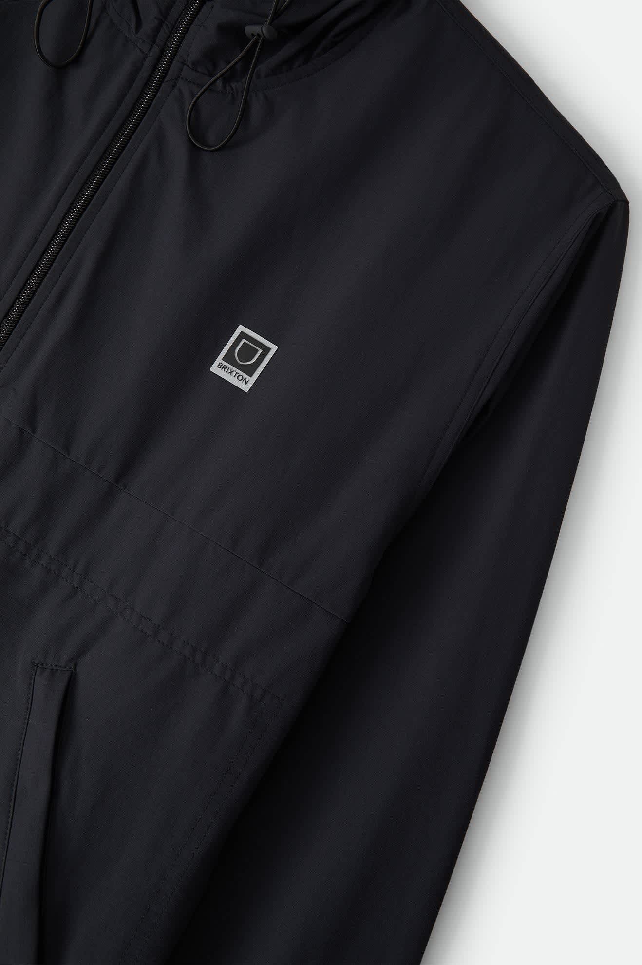 Men's Journey Zip Jacket in the color Black - Additional Laydown image