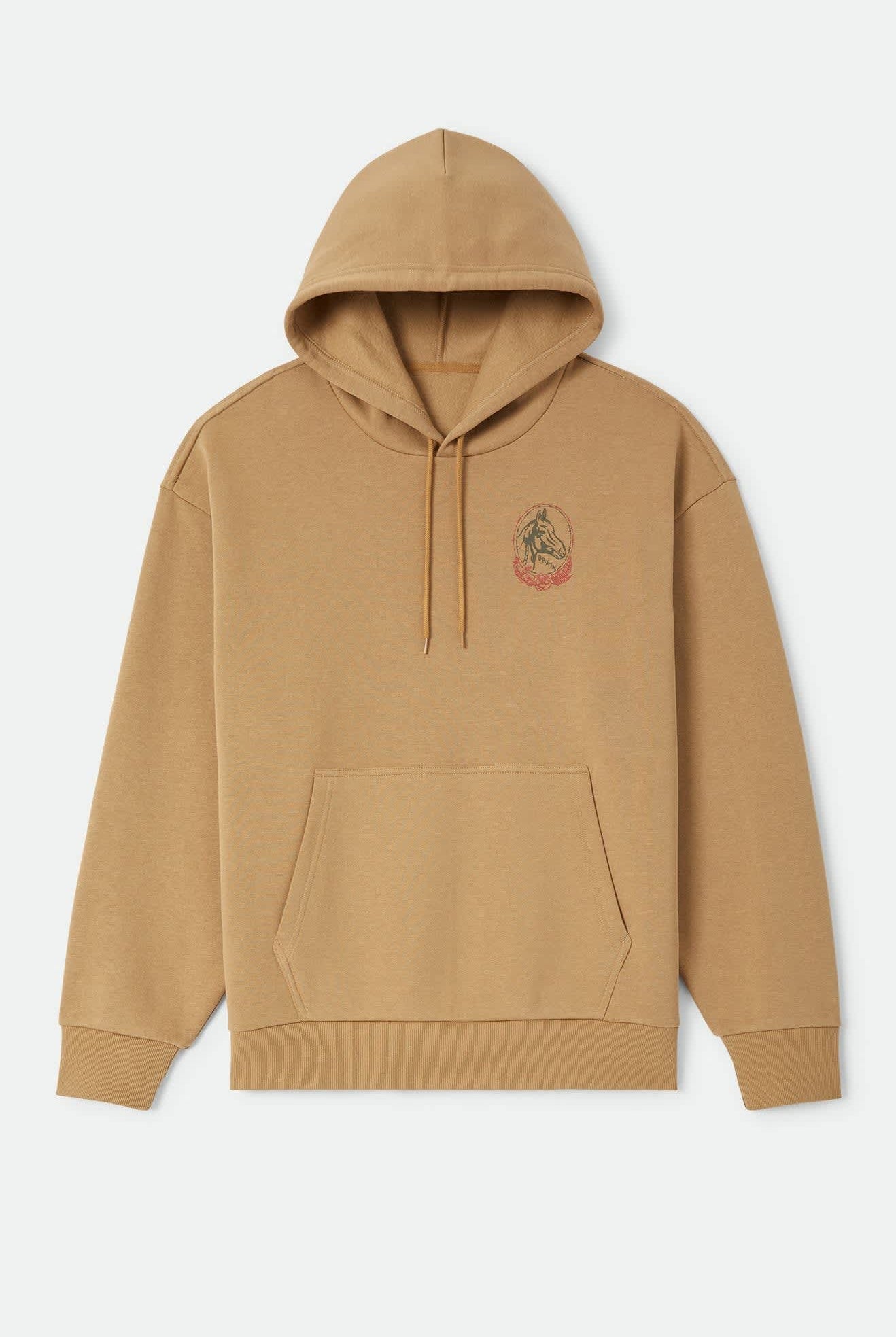 Men's Marley Hood in the color British Khaki - Front Product View