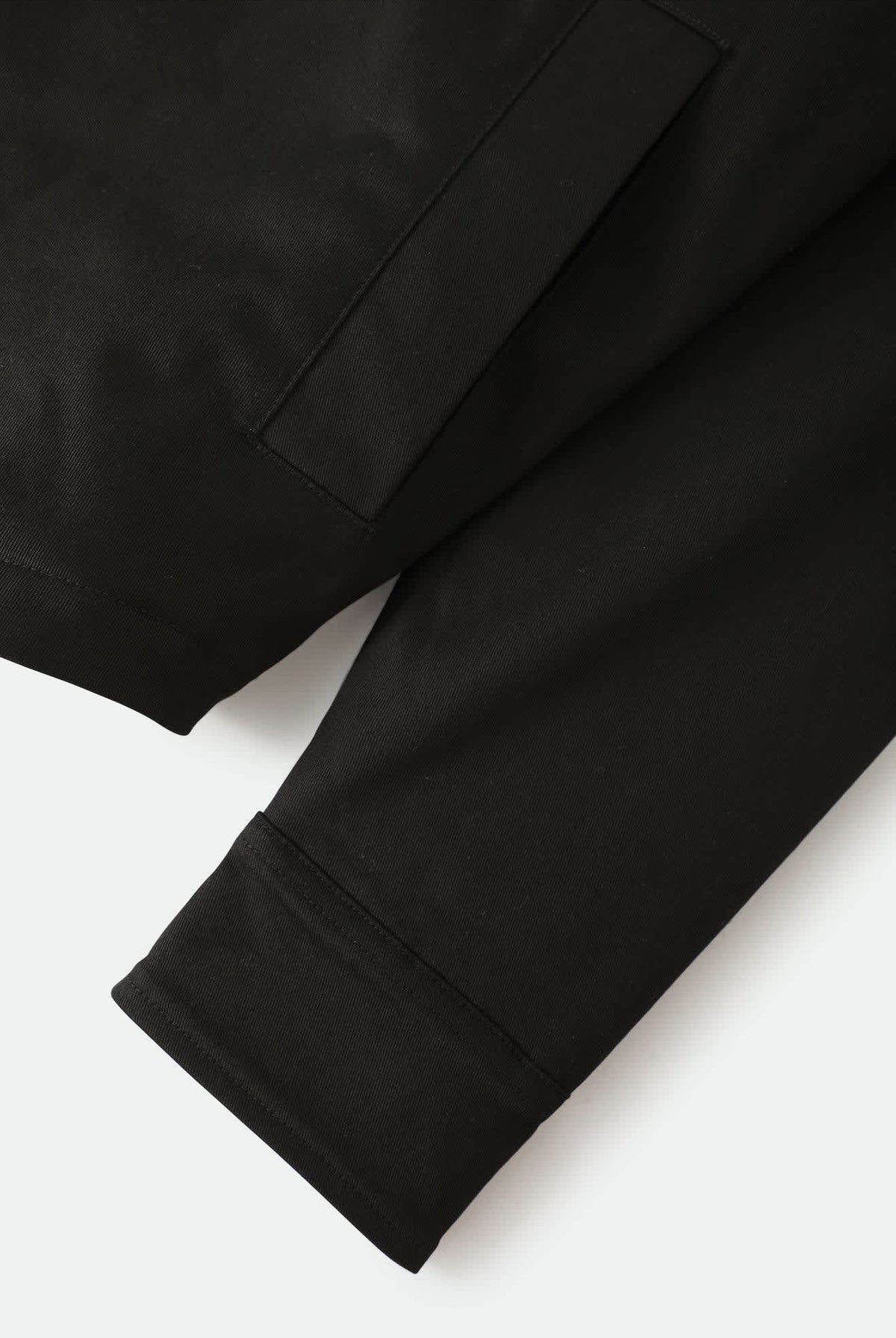 Men's Builders Stretch Lined Jacket in the color Black - Additional Laydown image