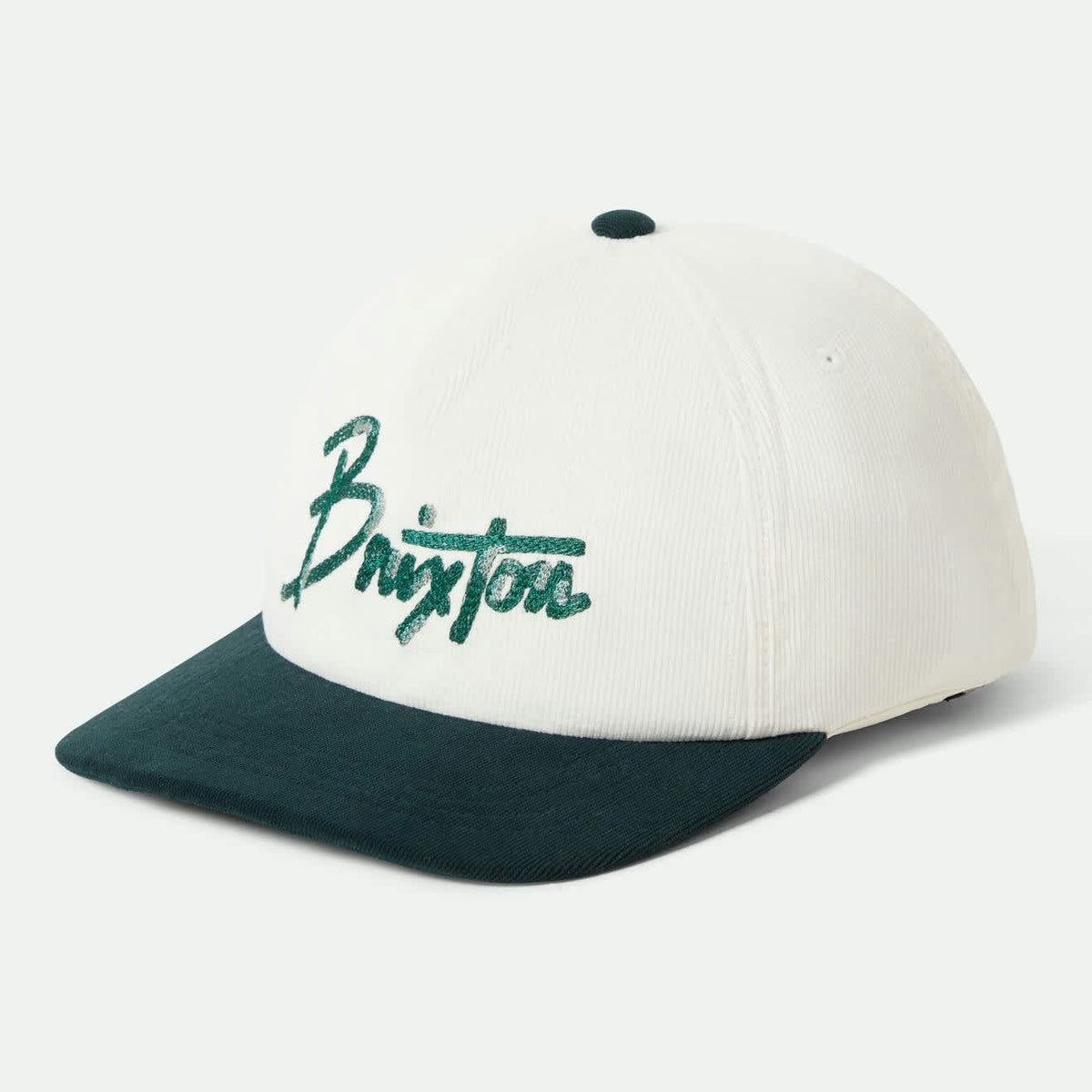 Brixton Cap Parsons LP Cap in White Floral One Size adjustable leather strap NWT Parsons Denim LP Strapback Baseball Cap Dad Hat – Village  main image 2