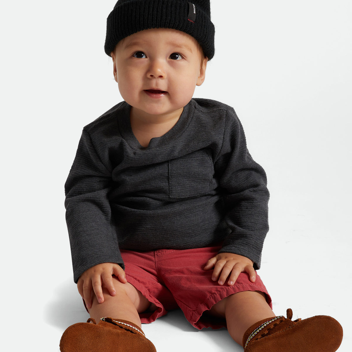 Youth Baby Heist Beanie Black – Brixton - Main Image