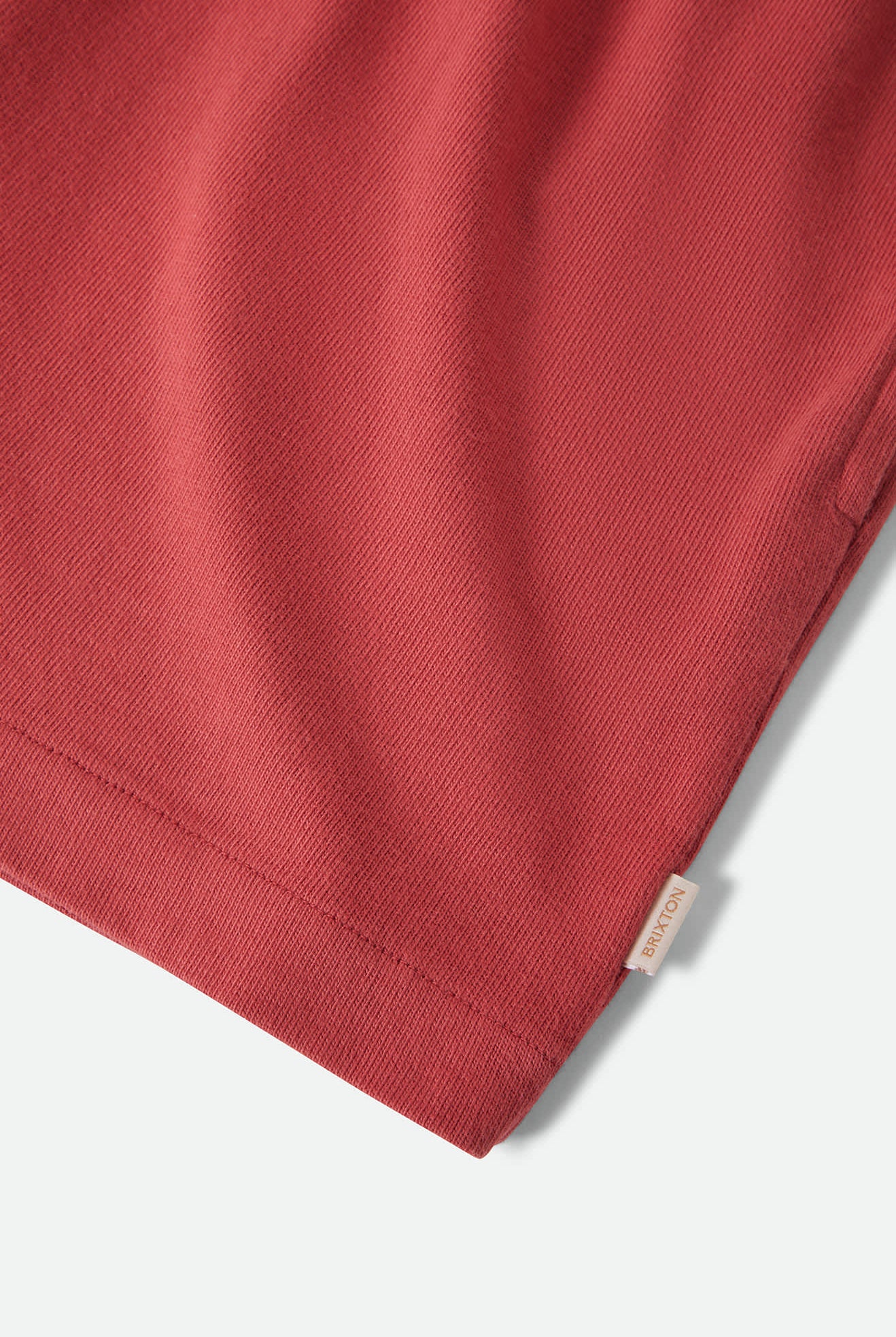 Women's Carefree Organic Garment Dye Lounge Skirt in the color Robust Red - Additional Laydown image