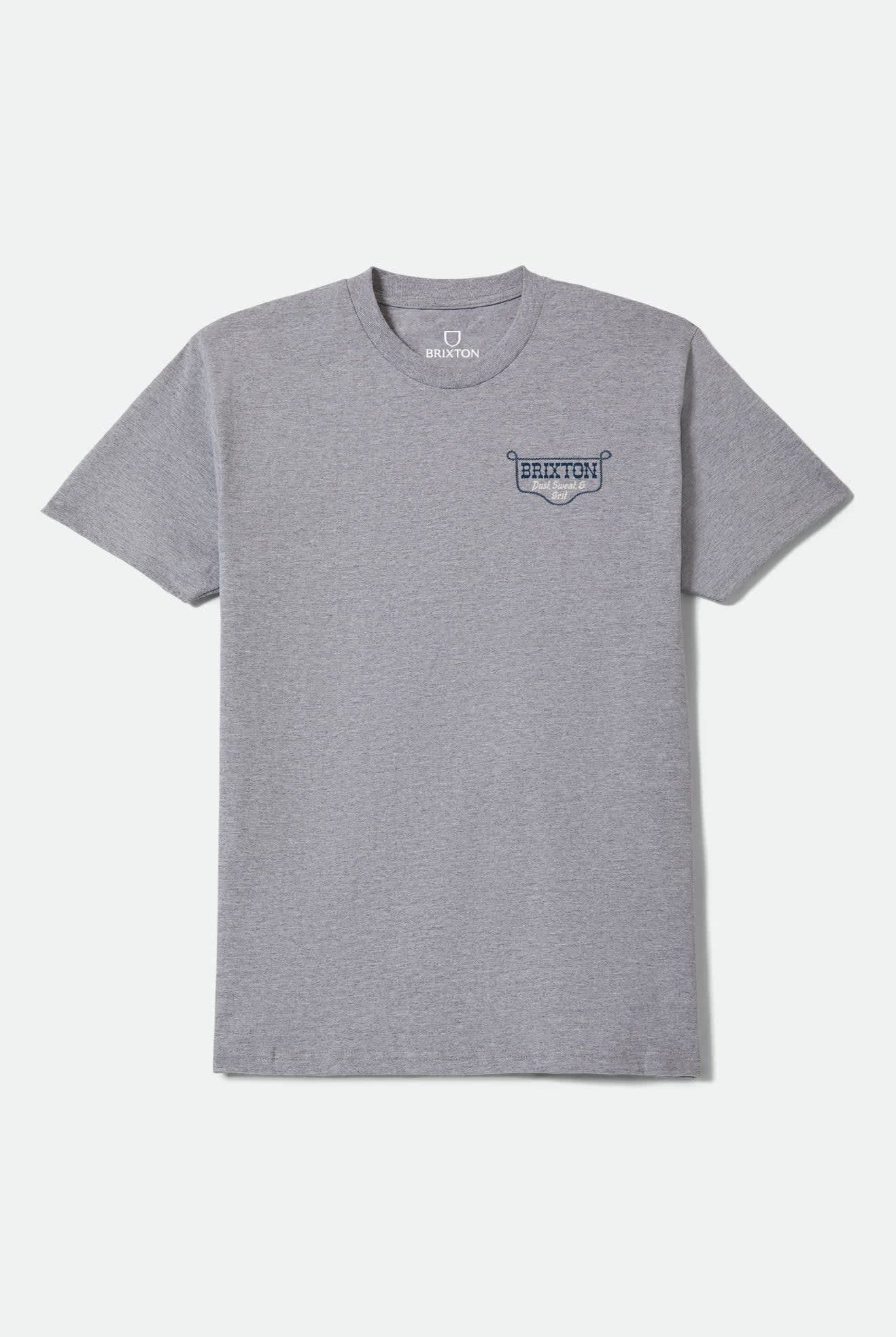Men's Kinsey Standard T-Shirt in the color Heather Grey - Front Product View