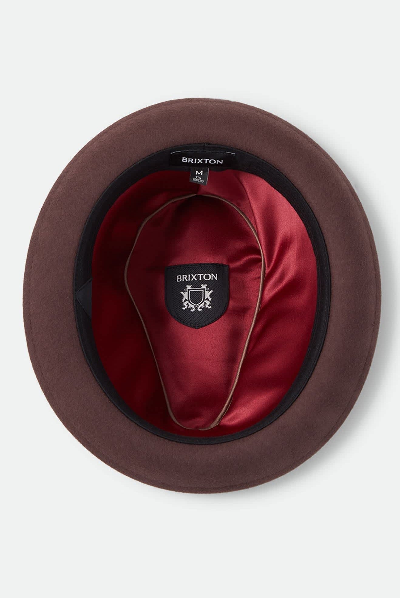 Unisex Gain Fedora in the color Chestnut - Additional Laydown image