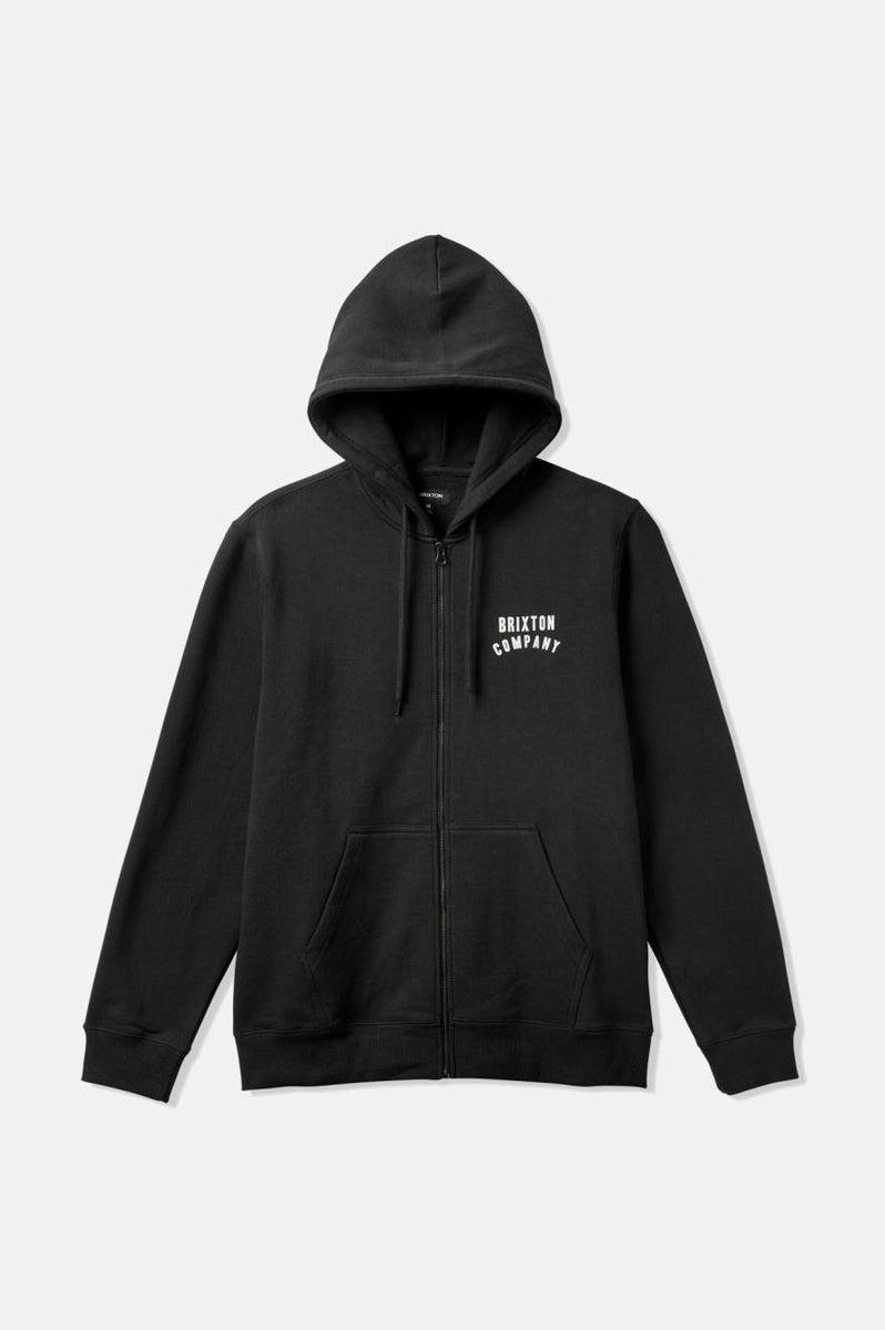 Woodburn Fleece Full Zip Black Brixton