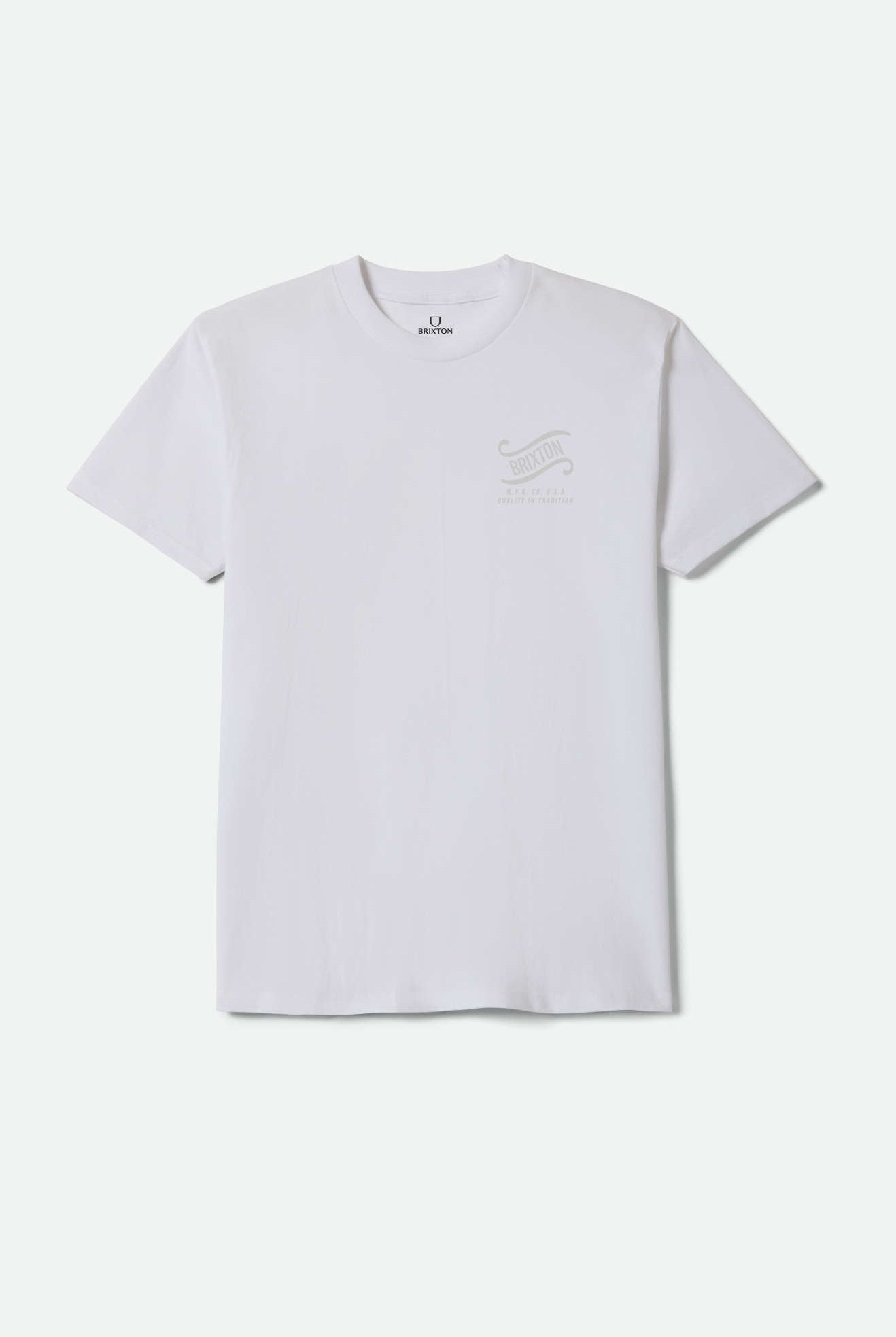 Men's Surge T-Shirt in the color White - Front Product View