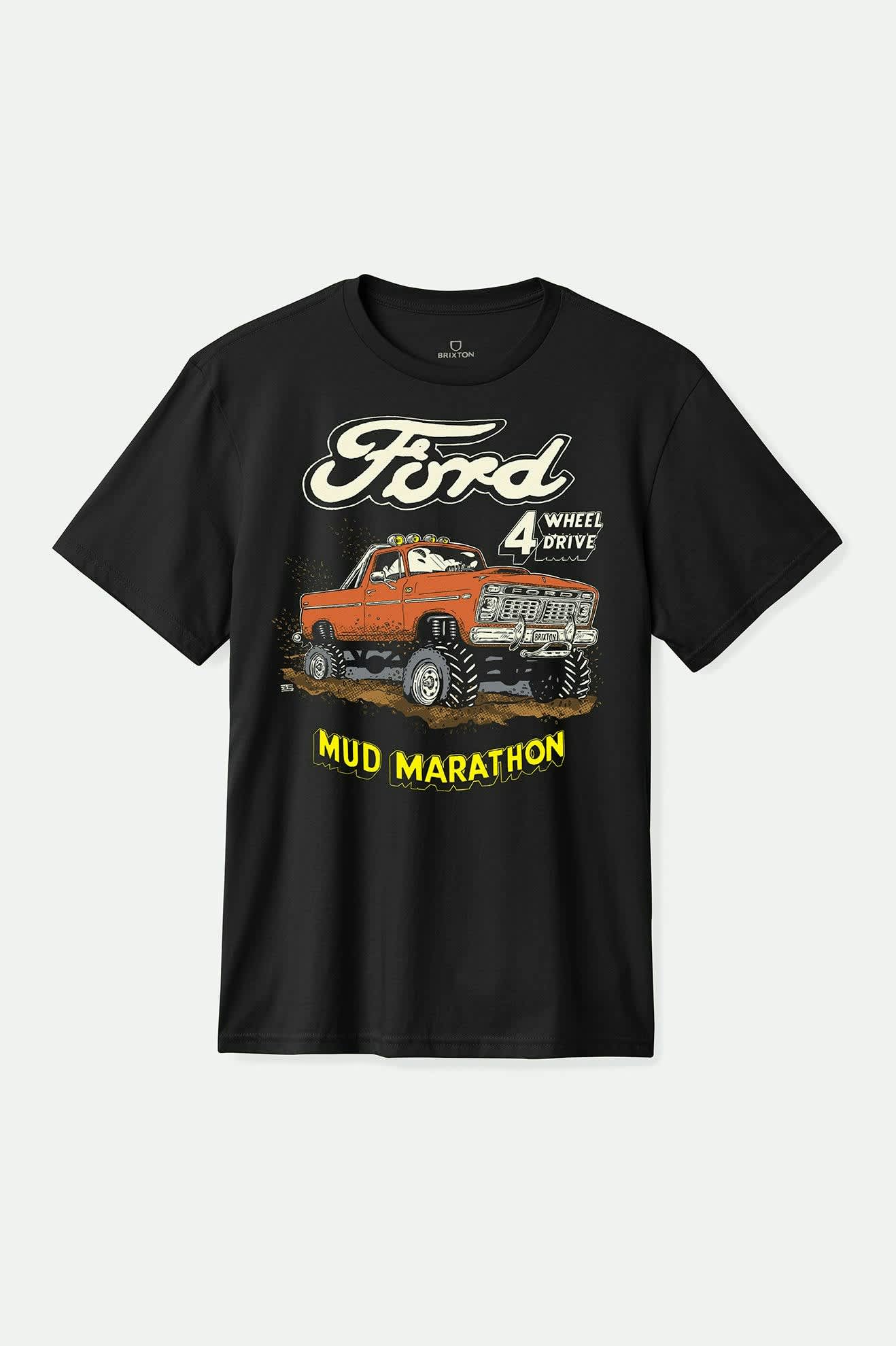 Men's Ford Mud Marathon S/S Standard T-Shirt in the color Burnt Rubber - Front Product View