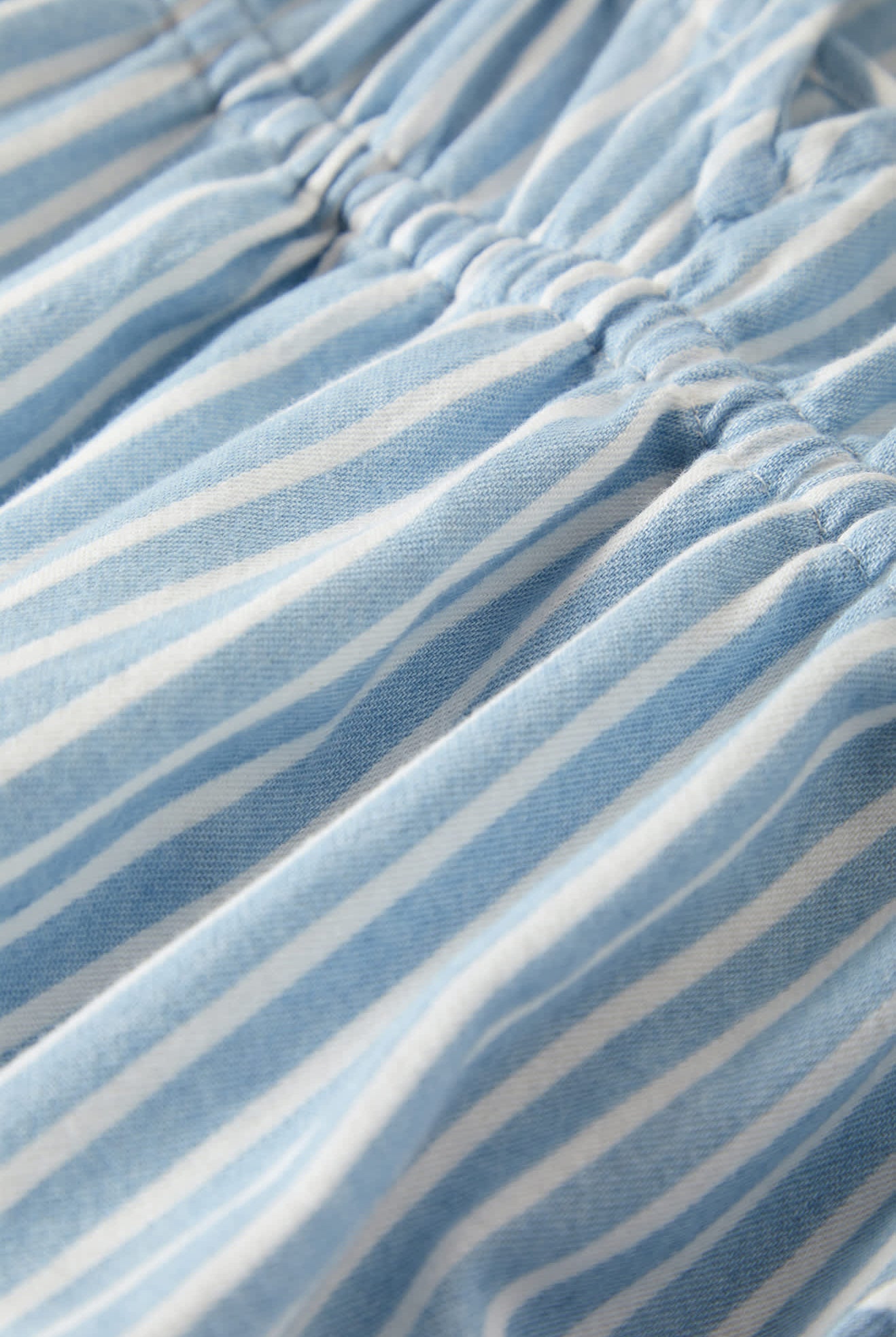 Women's The Bells Top in the color Two Boot Stripe - Additional Laydown image