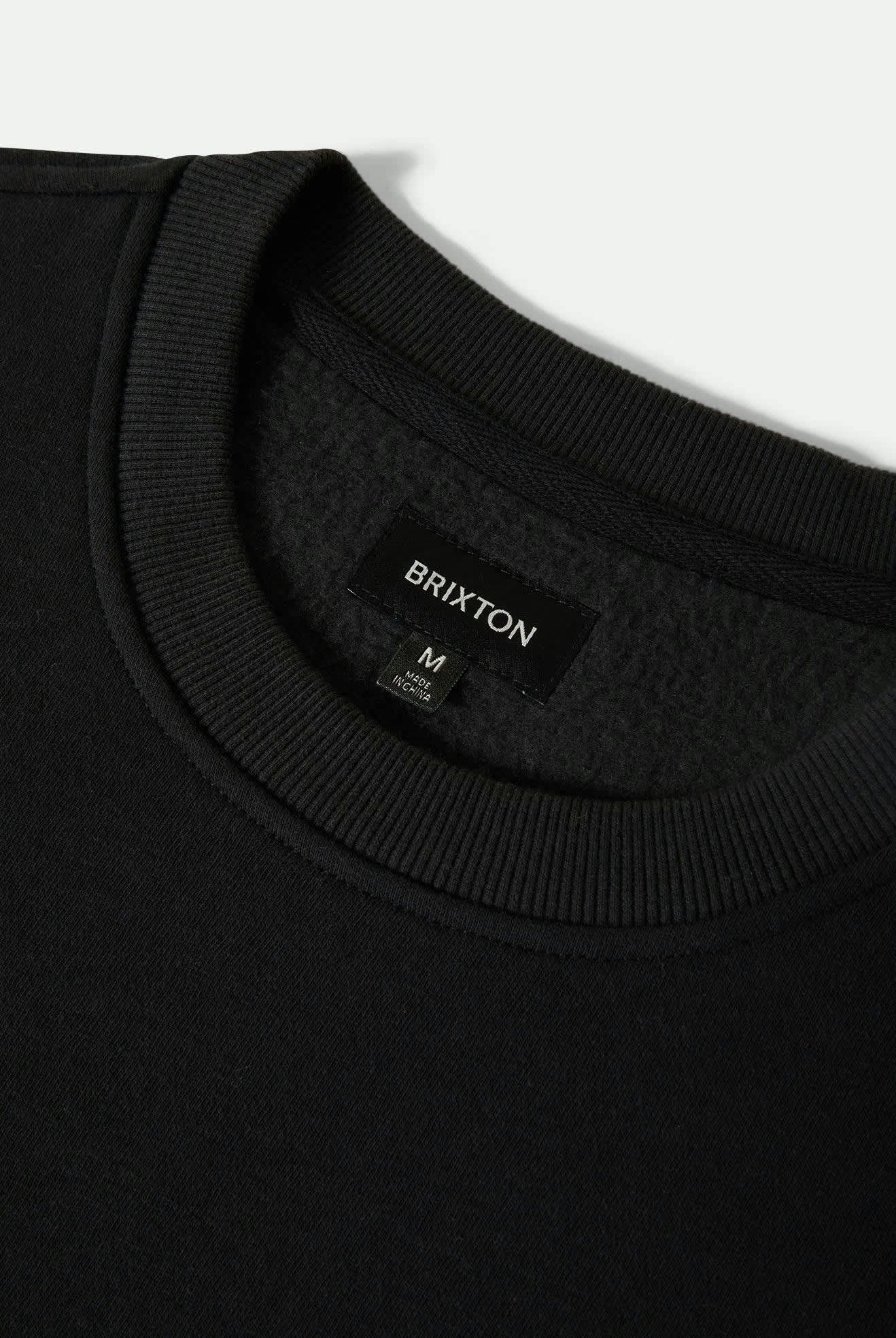 Men's Gallop Crew in the color Black - Additional Laydown image