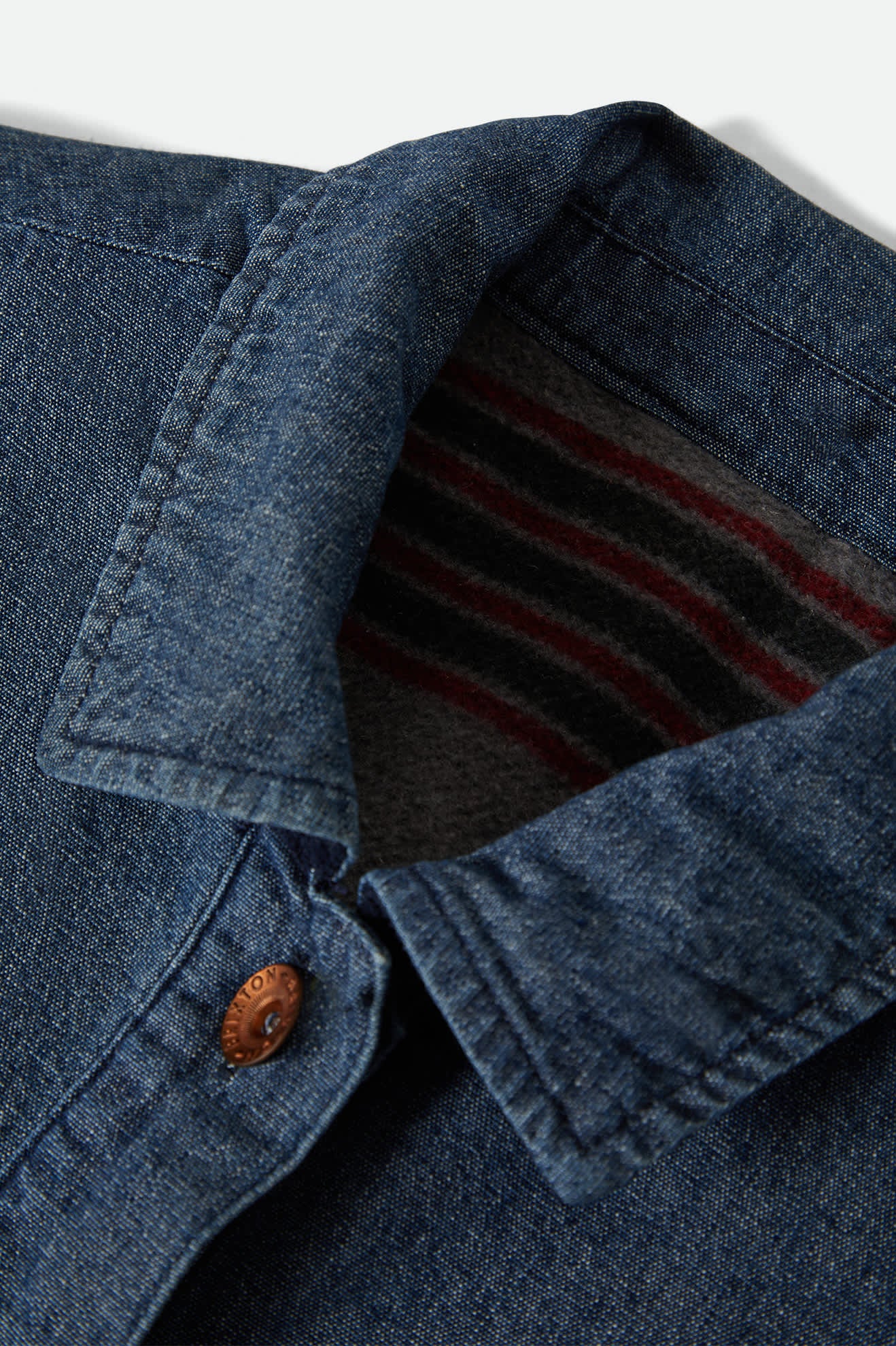 Men's Altered Threads Chore Coat in the color Medium Wash Denim - Additional Laydown image