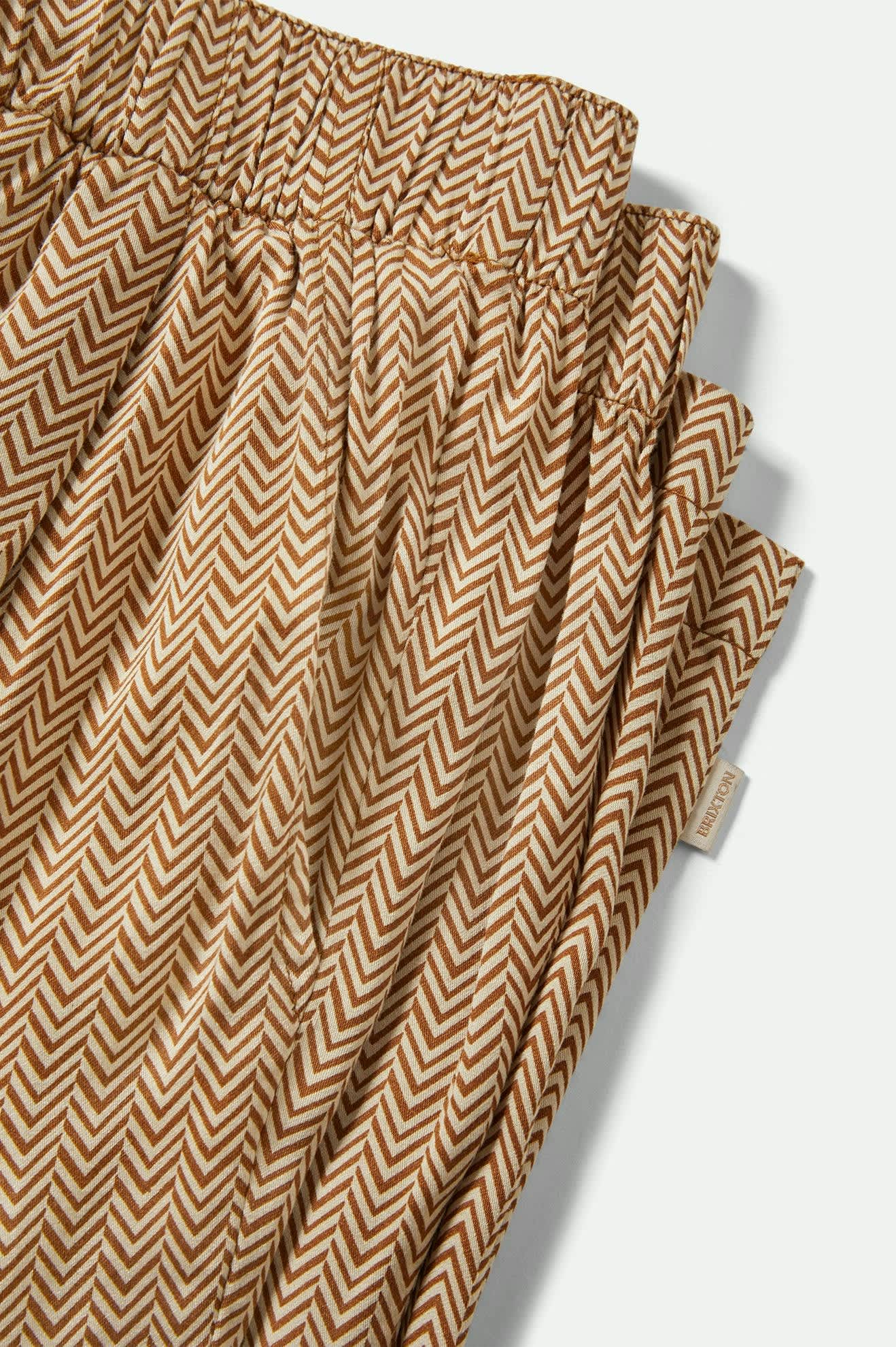 Women's Hudson Lounge Pant in the color Washed Copper/Whitecap - Additional Laydown image