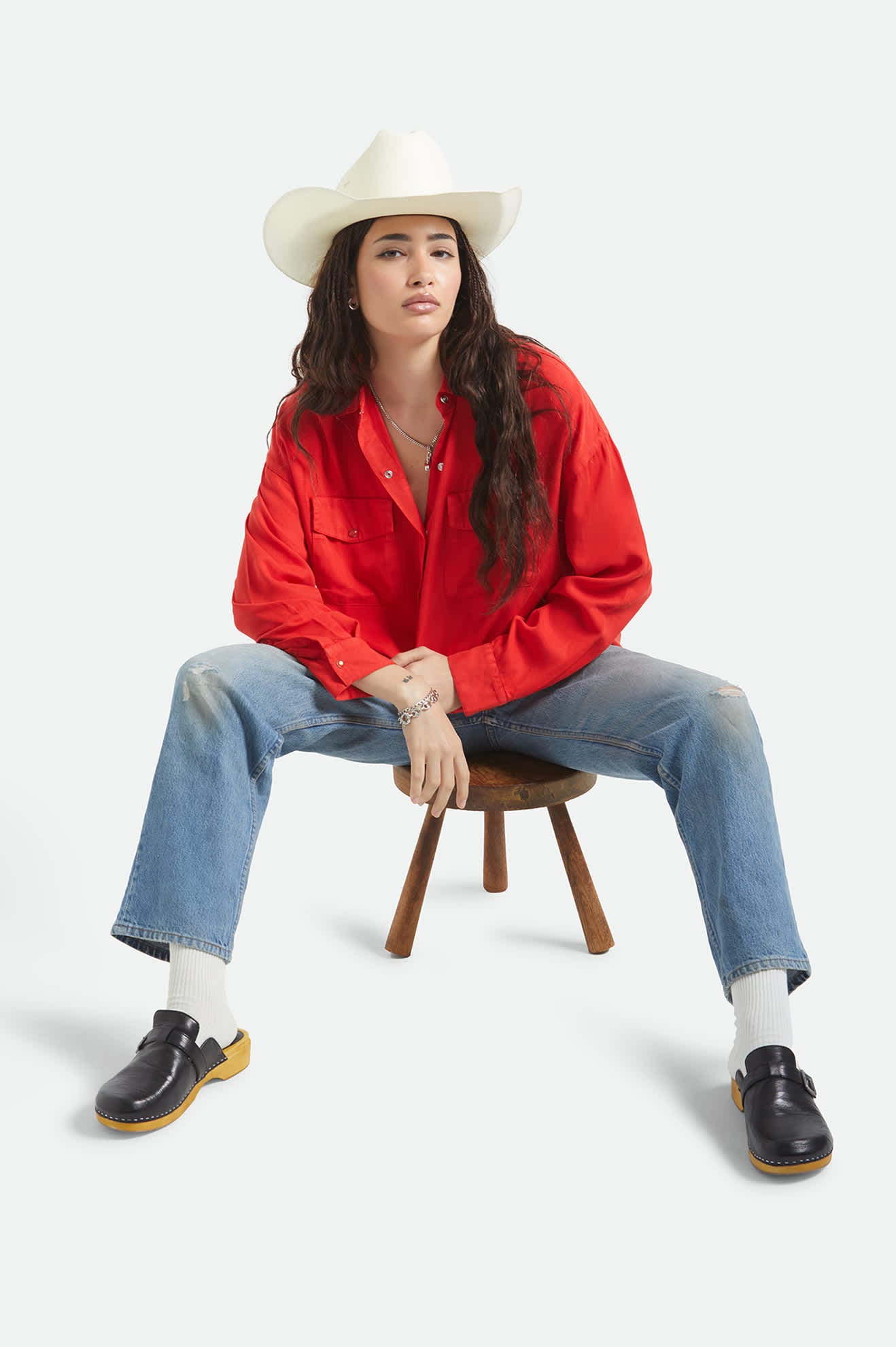 Unisex Laredo Straw Cowboy Hat in the color Bone - Additional Fit image