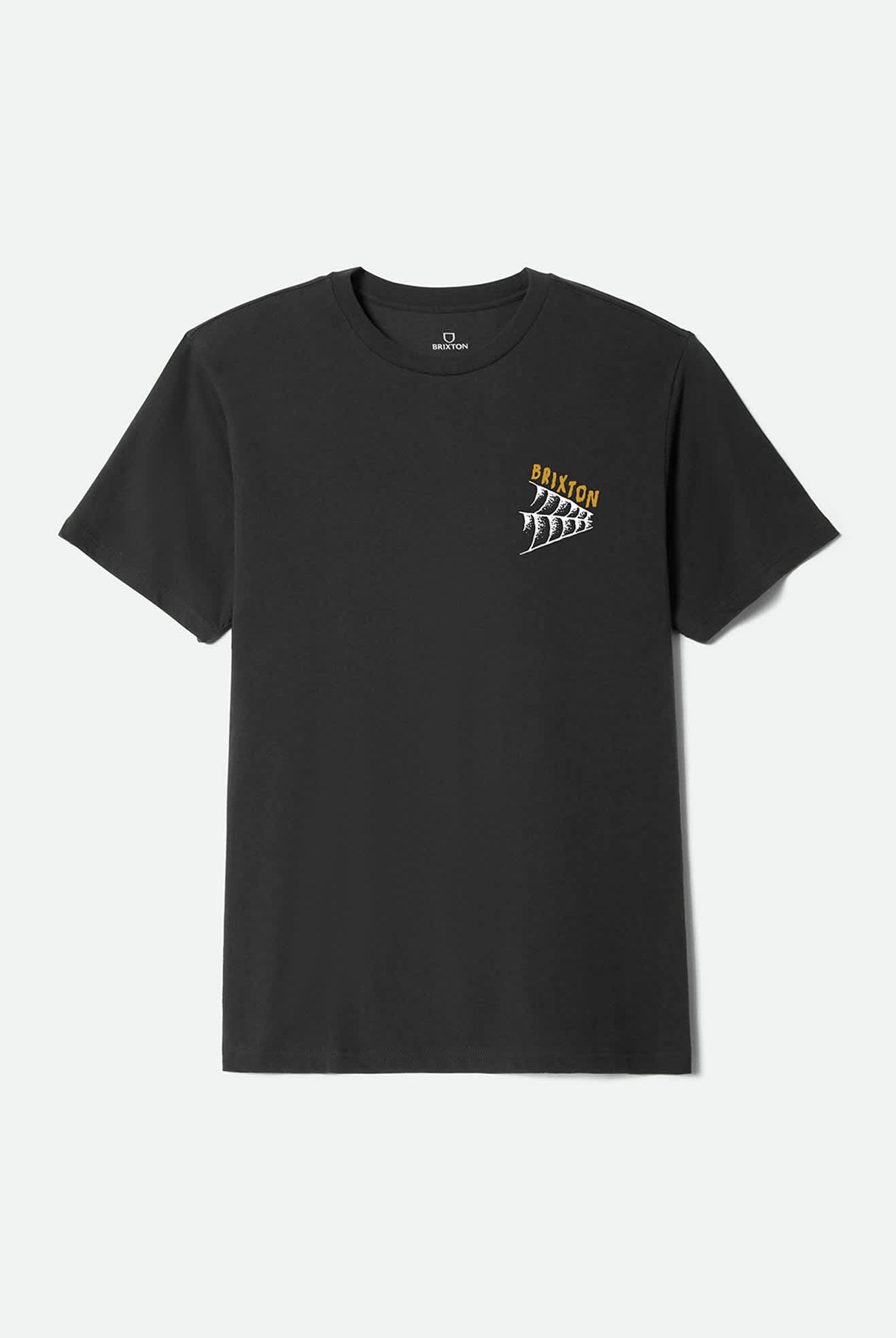 Men's Switchback Short Sleeve Standard T-Shirt in the color Vintage Black - Front Product View