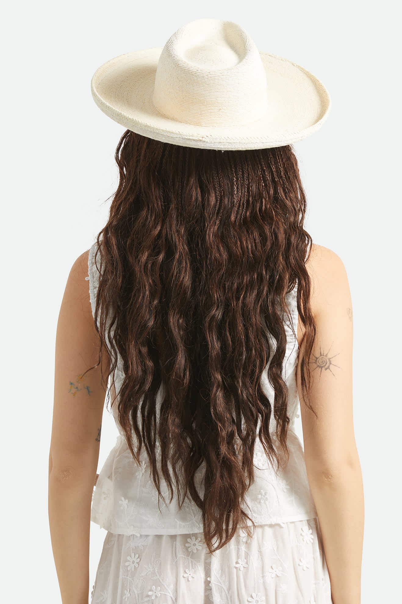 Women's Marlow Rancher Hat in the color Bone - Women's Back View