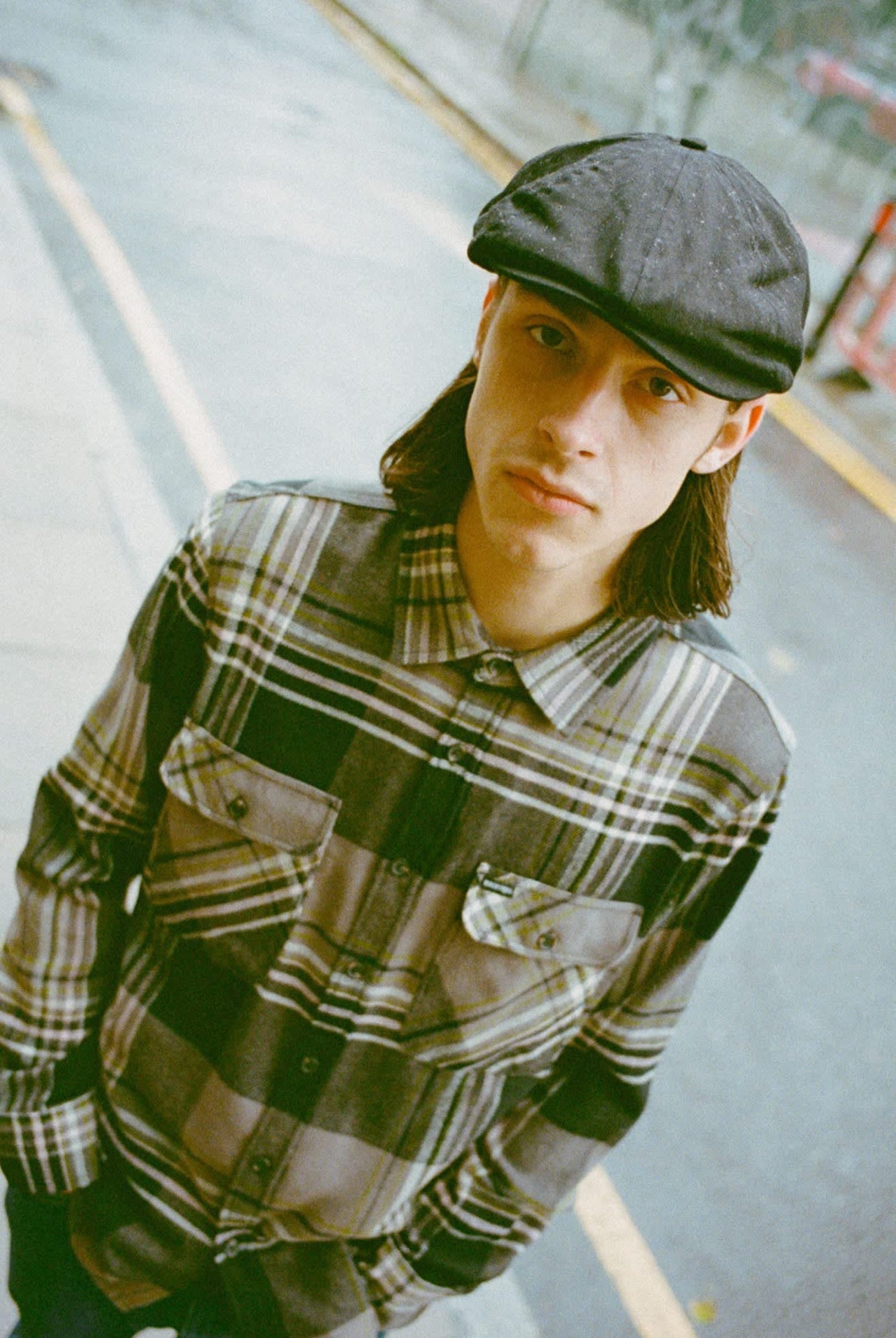 Unisex Brood Newsboy Cap in the color Black - Men's Lifestyle image