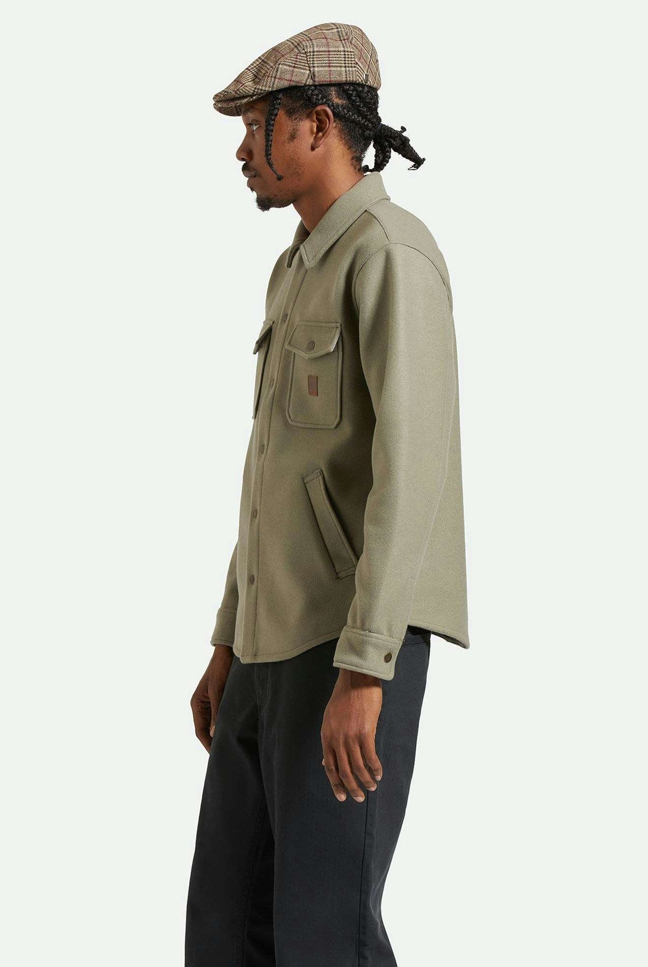 Men's Side Fit | Durham Felted Stretch Jacket - Vetiver