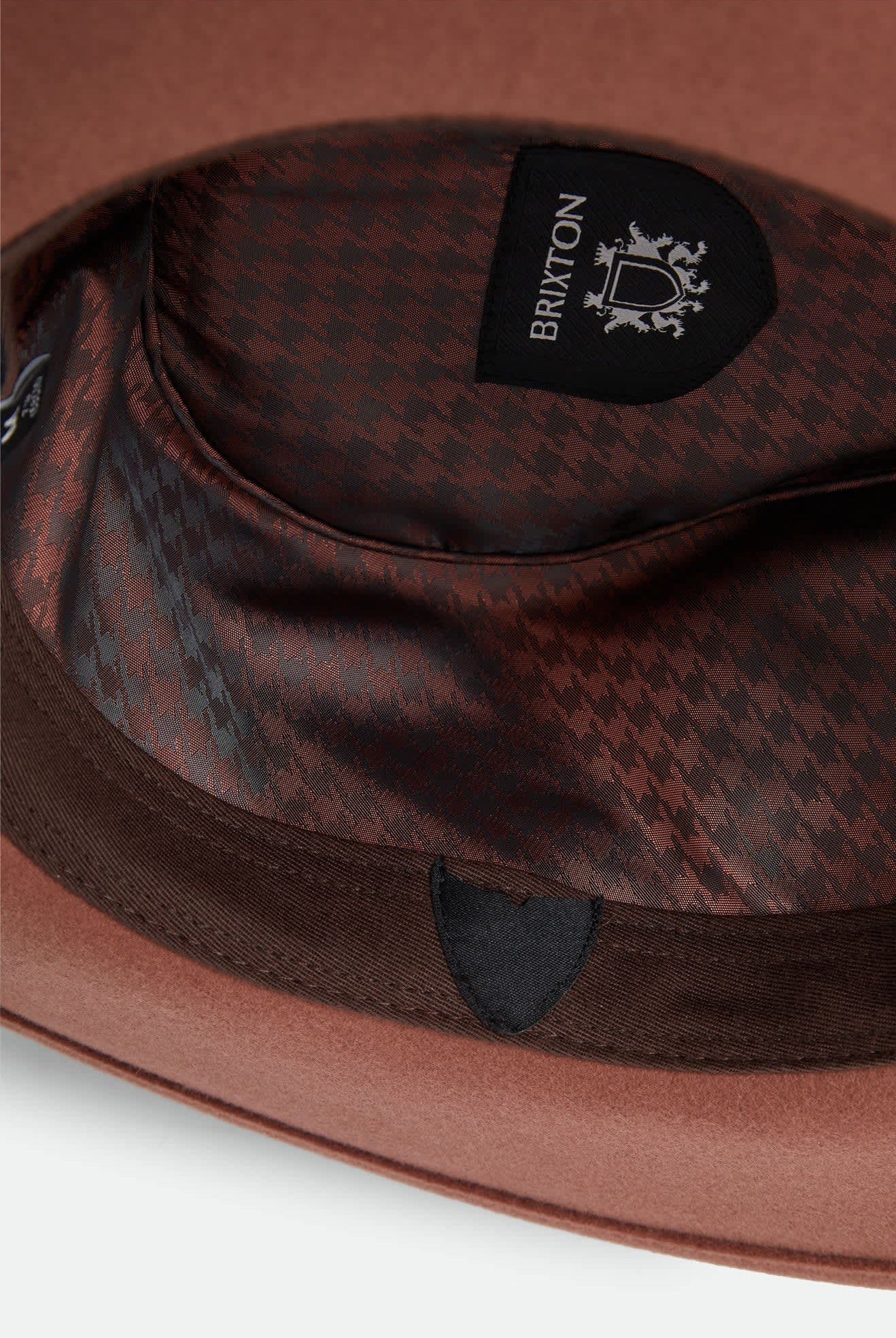 Unisex Eames Fedora in the color Teak/Caramel - Additional Laydown image